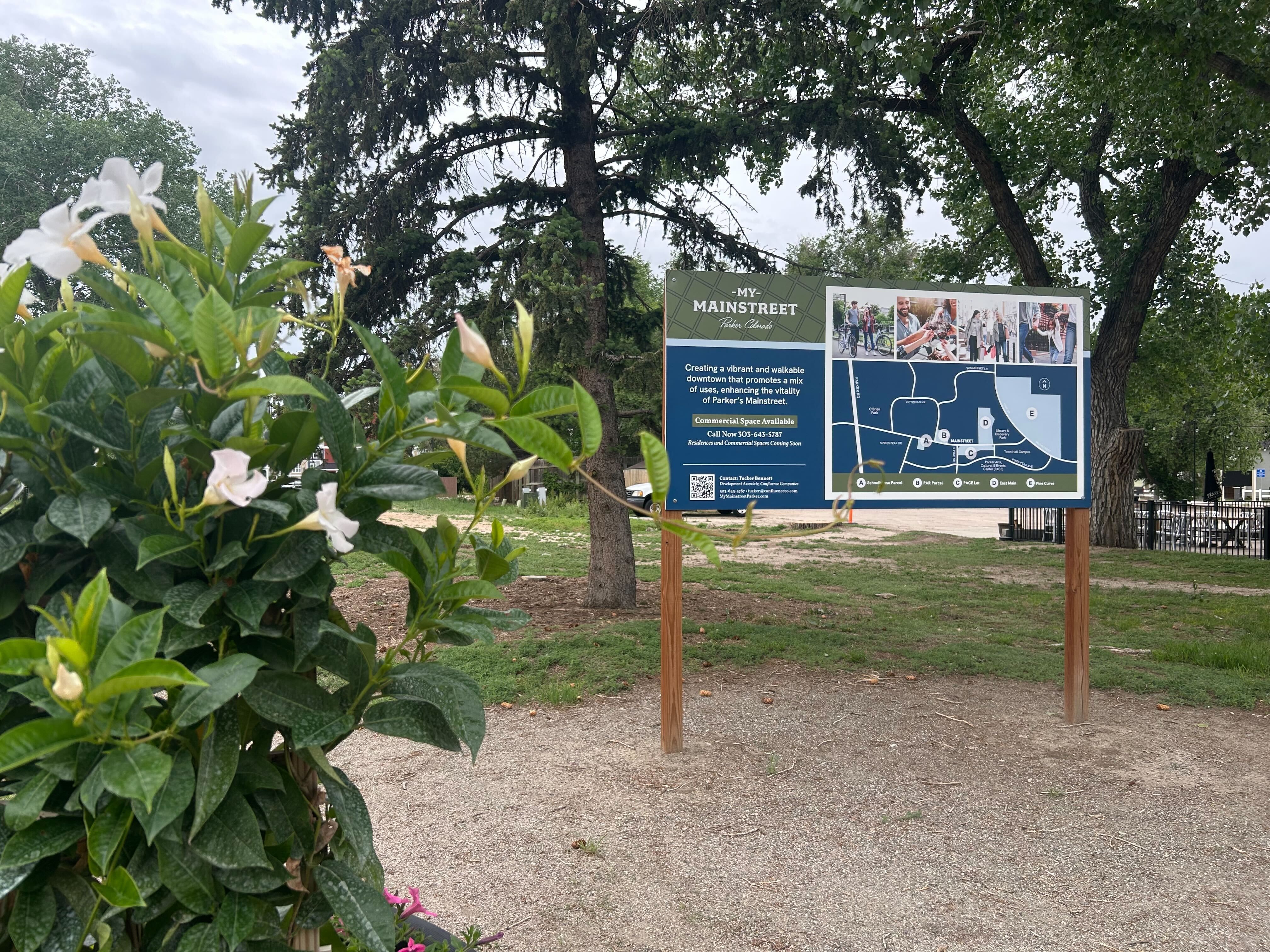 Another Mainstreet development site in downtown Parker.