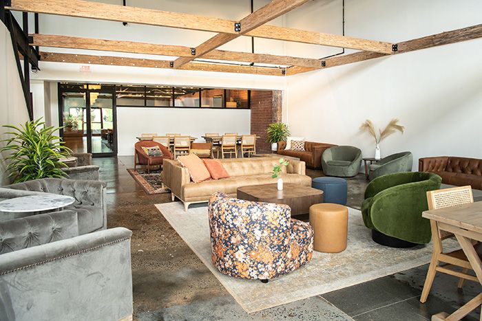 Rally's event space. 