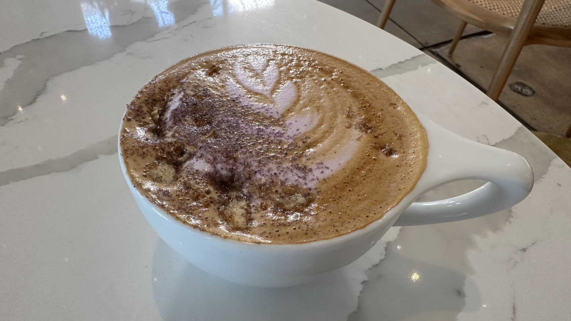 Onyx Coffee Lab's autumn spiced latte - Axios NW Arkansas