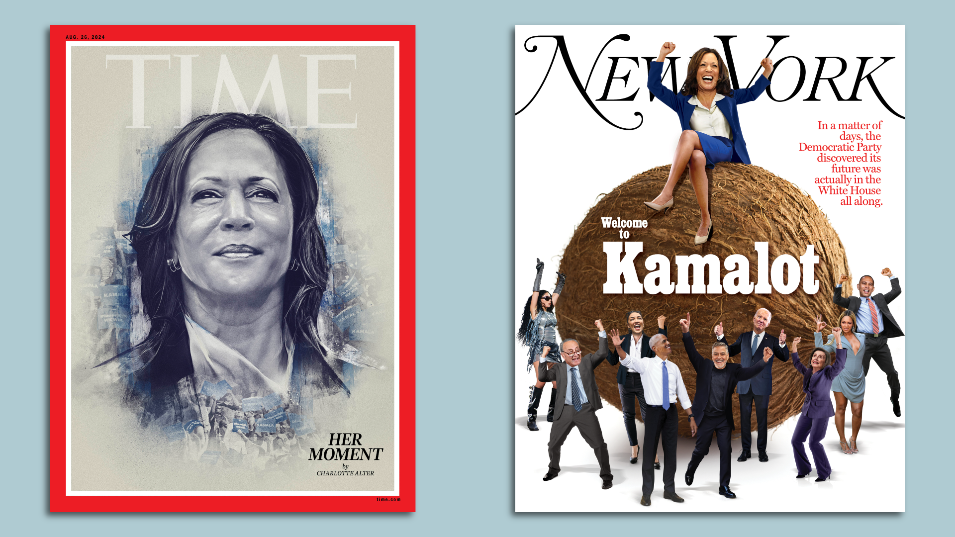 Covers: Time, New York Magazine