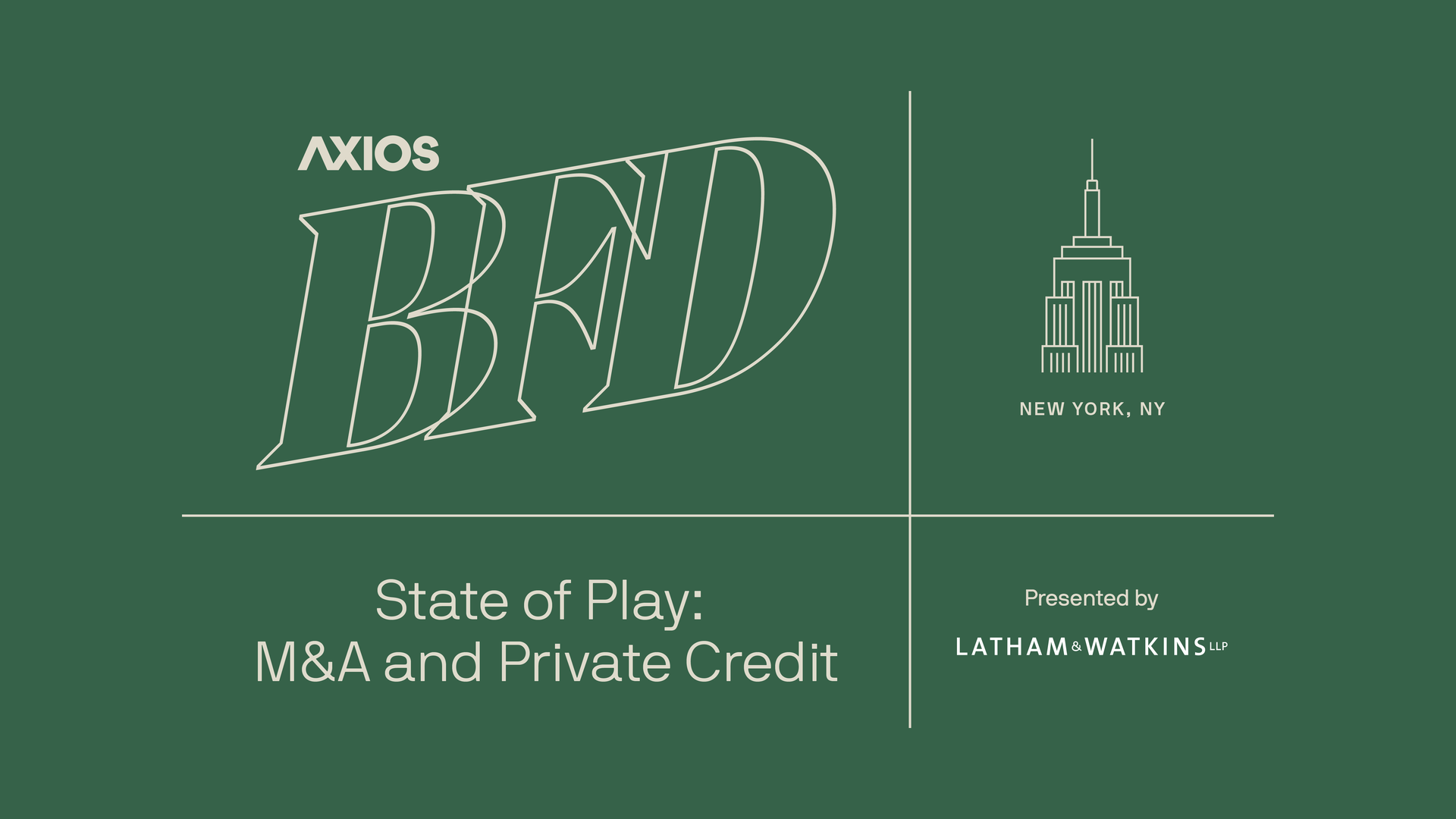 Logo for the October 2024 BFD in New York City