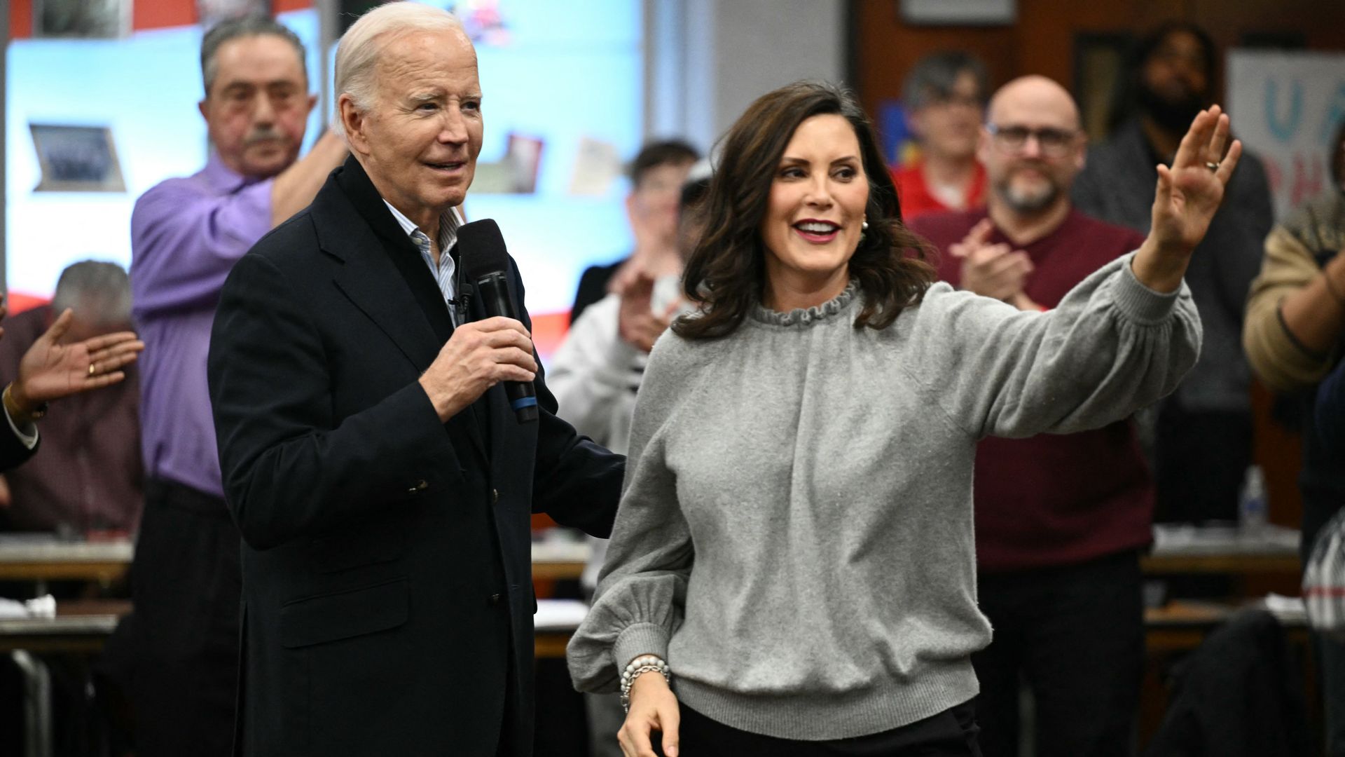 Biden and Whitmer