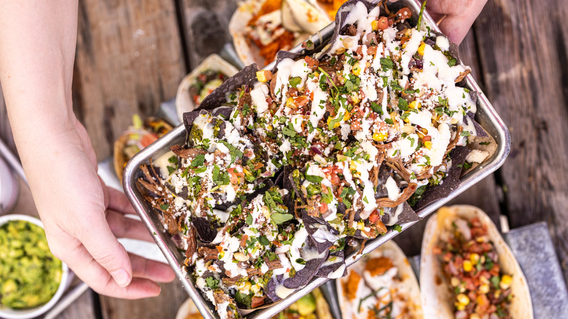 Nachos from Velvet tacos