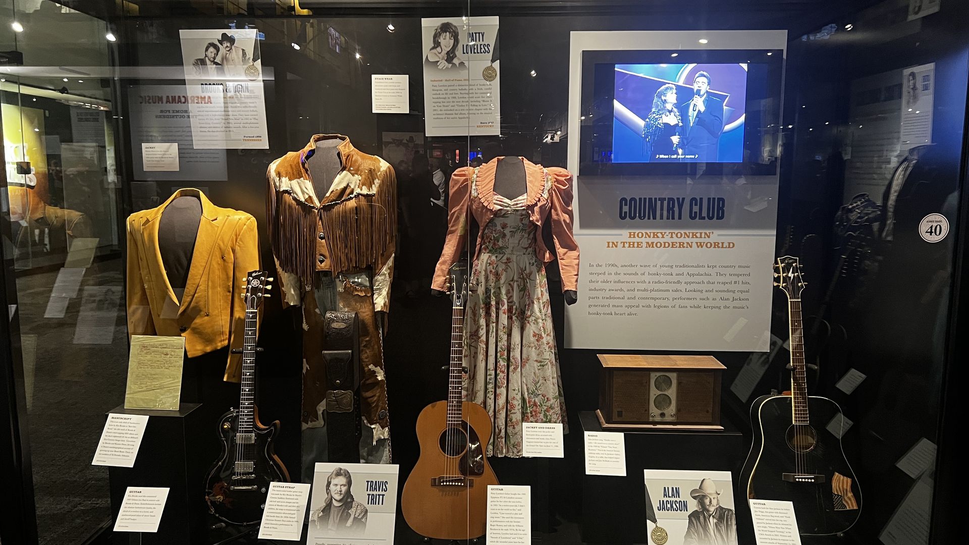 Artifacts from the Country Music Hall of Fame.