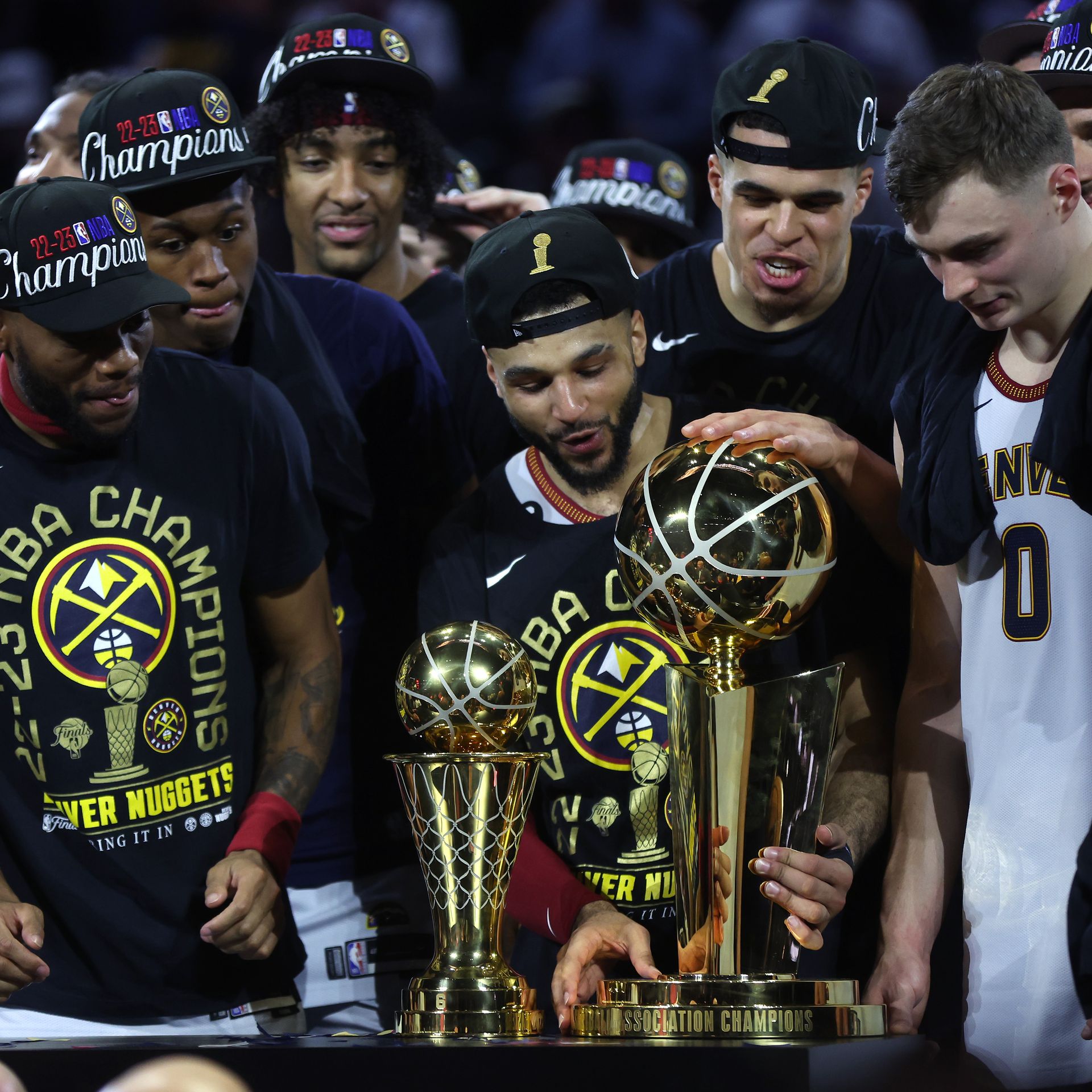 The Denver Nuggets have won the NBA Finals for the first time in the team's  history