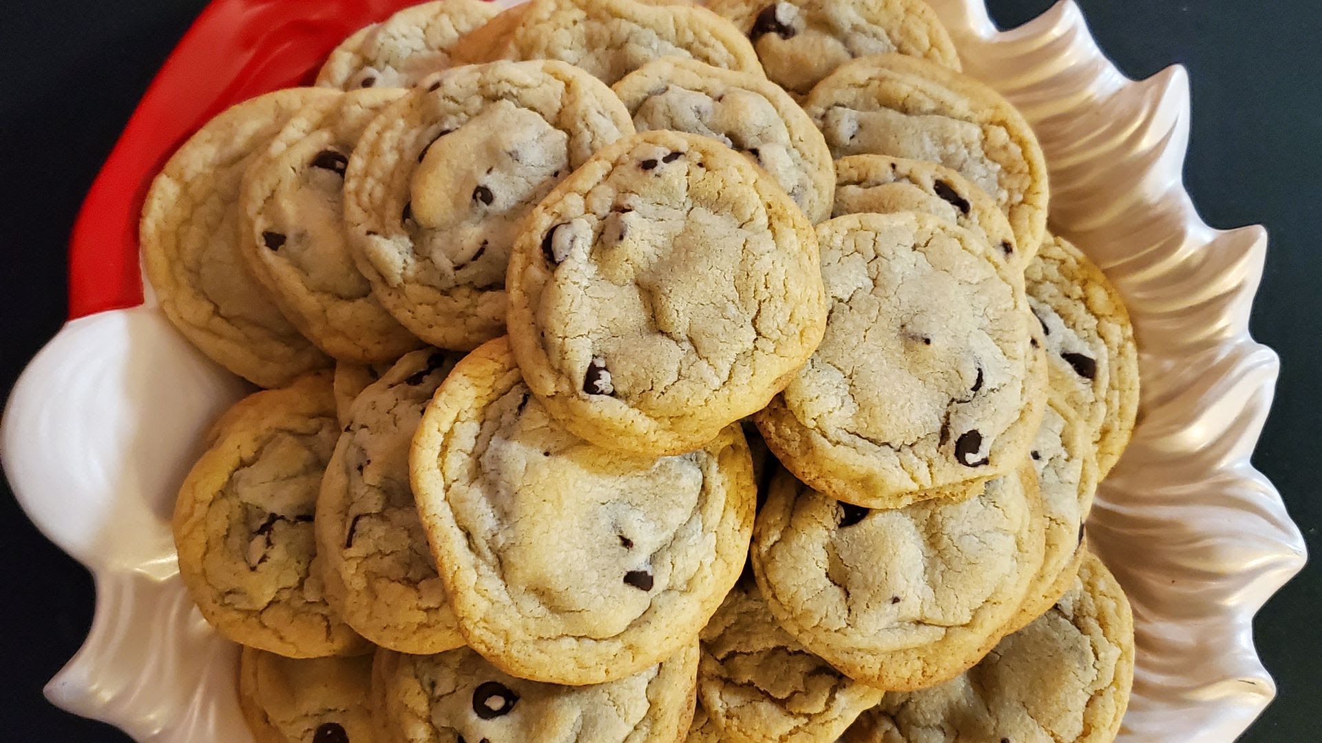 This stack of delicious chocolate chip cookies didn't last long.