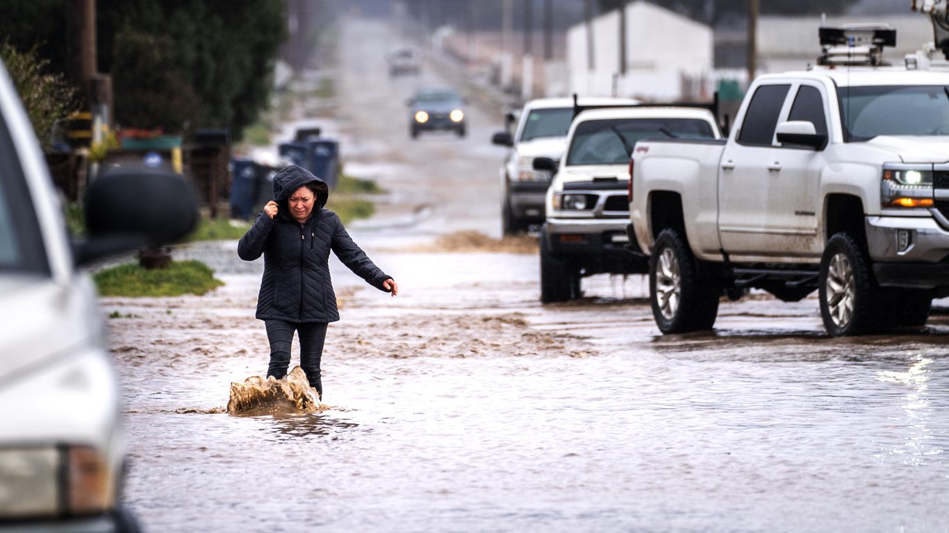 California Storm Atmospheric River With Heavy Rain Snow Brings Flood Threat 6870