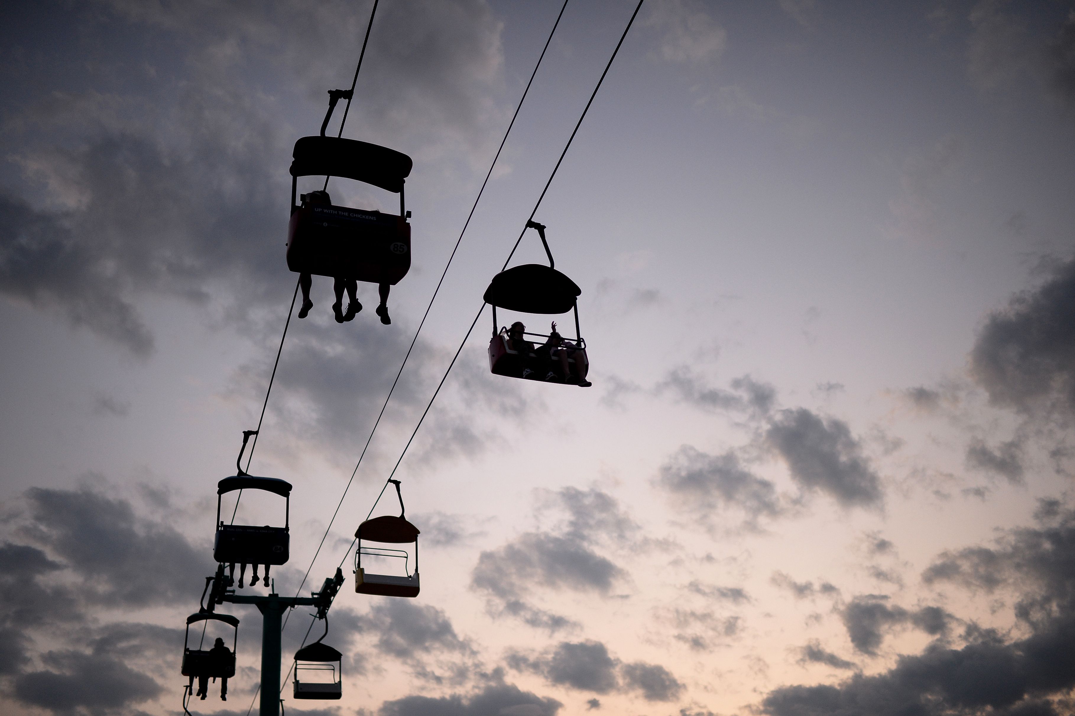 Skyride at the Iowa State Fair