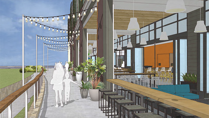 Metropolitan shopping center in midtown Charlotte NC