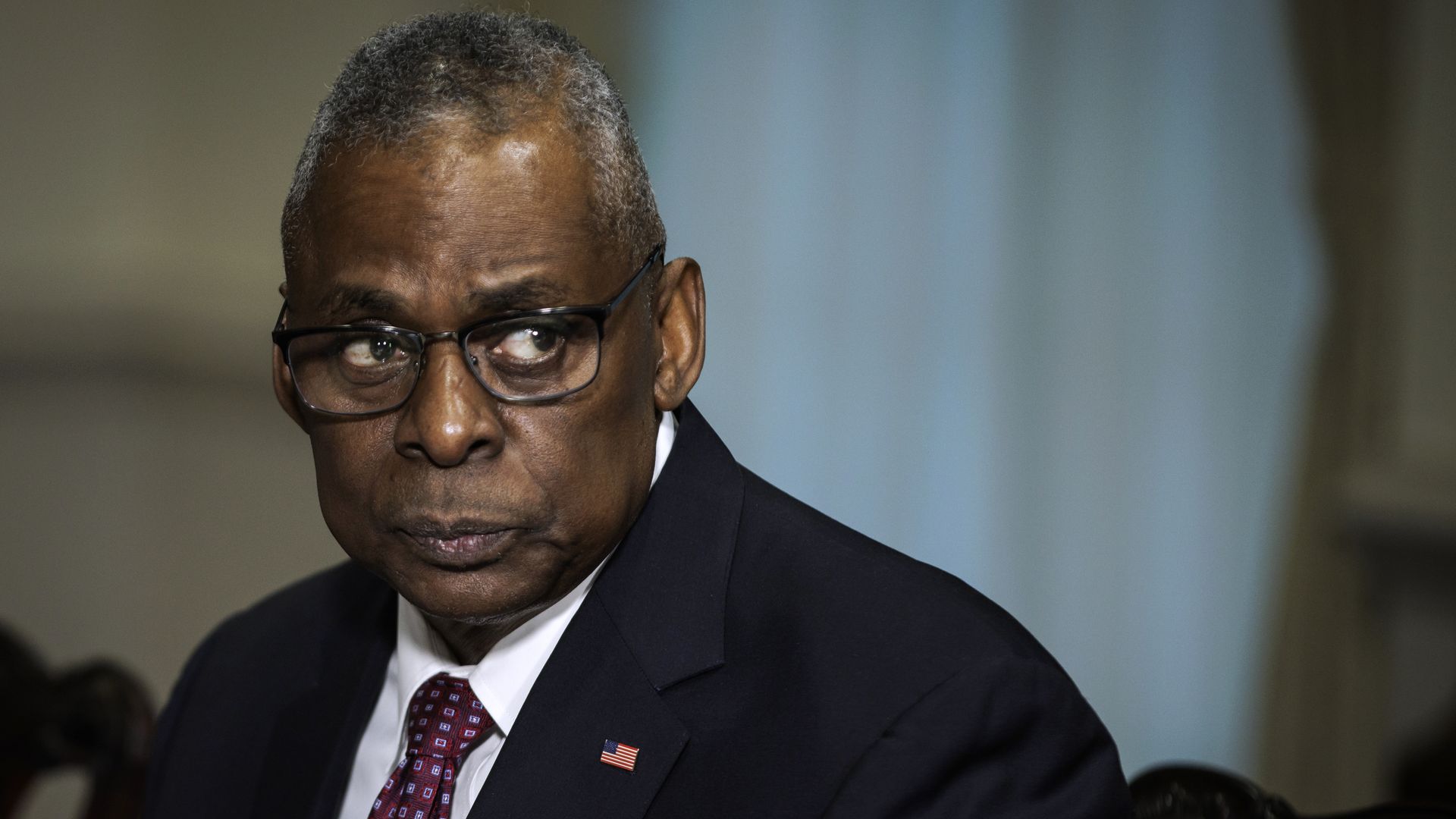 Secretary of Defense Lloyd Austin  at the Pentagon on Jan. 31.