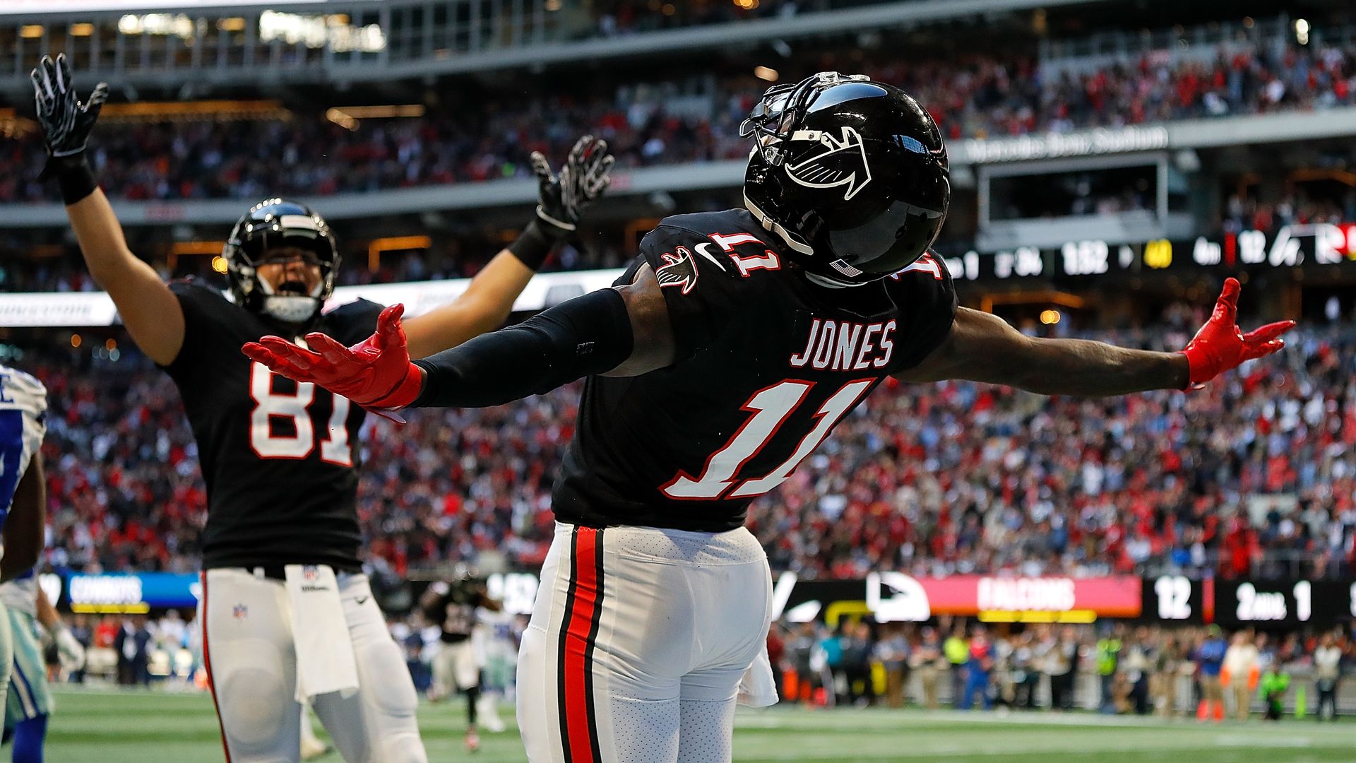 Julio Jones celebrating a touchdown