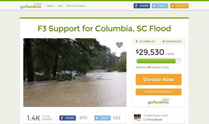 F3 gofundme