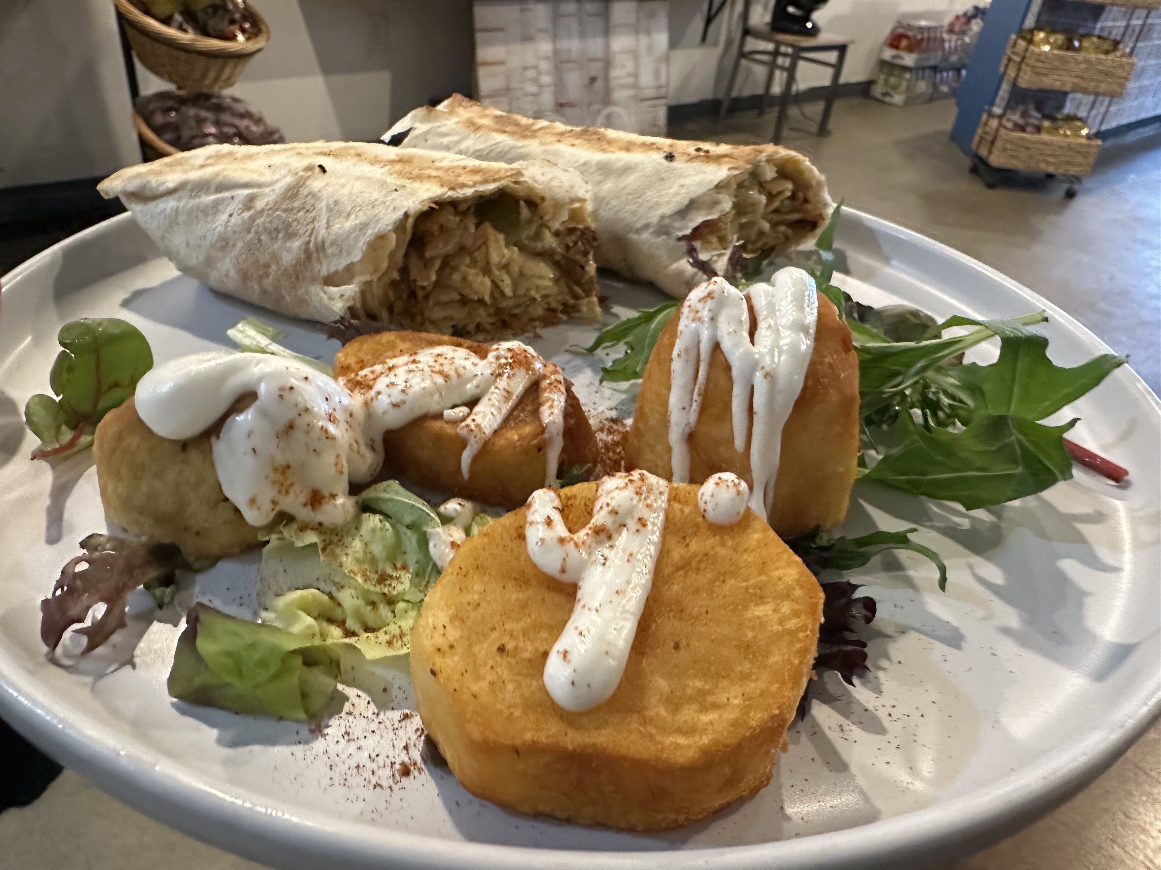 photo of chicken shawarma