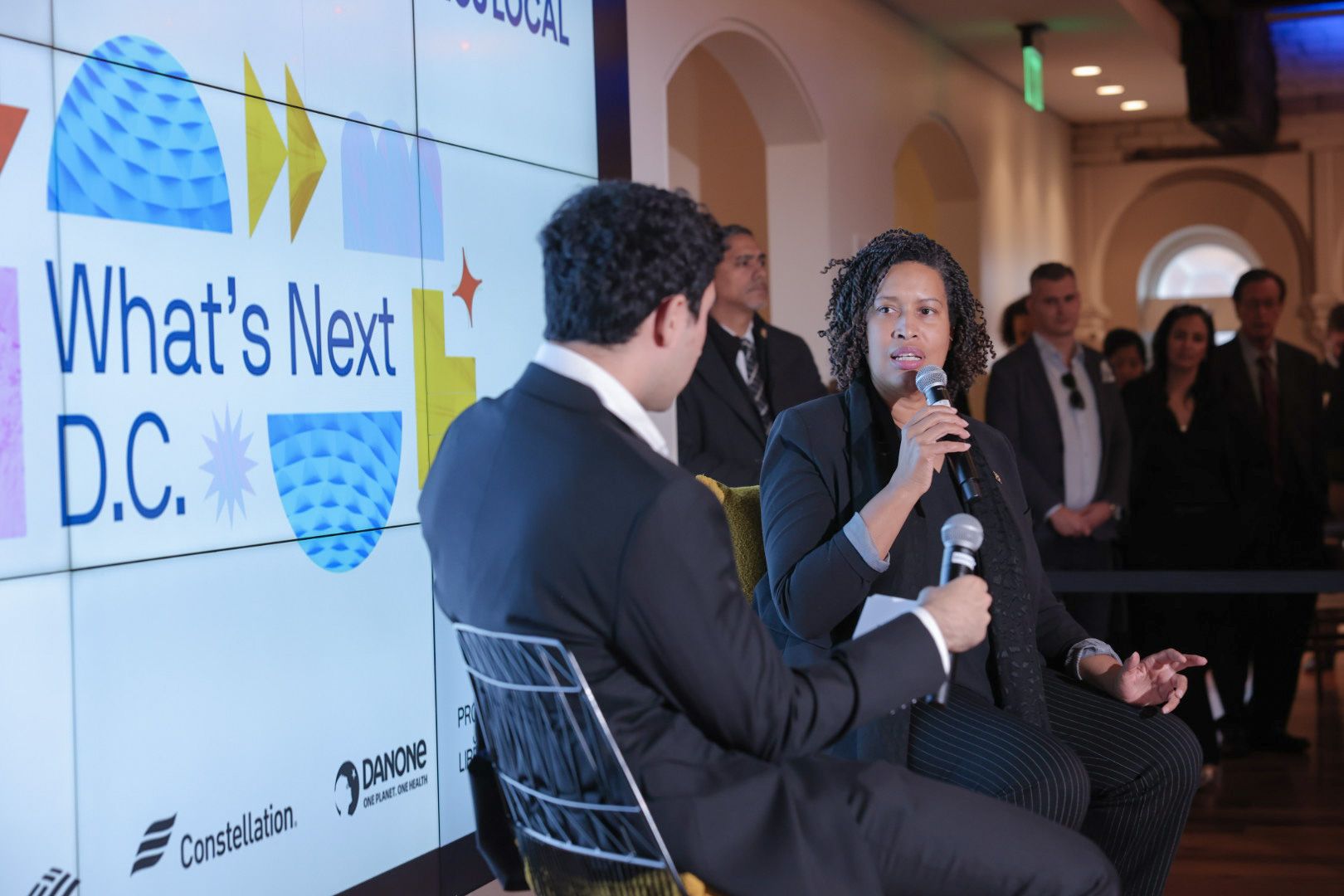 D.C. Mayor Muriel Bowser speaks at an Axios' What's Next Summit.