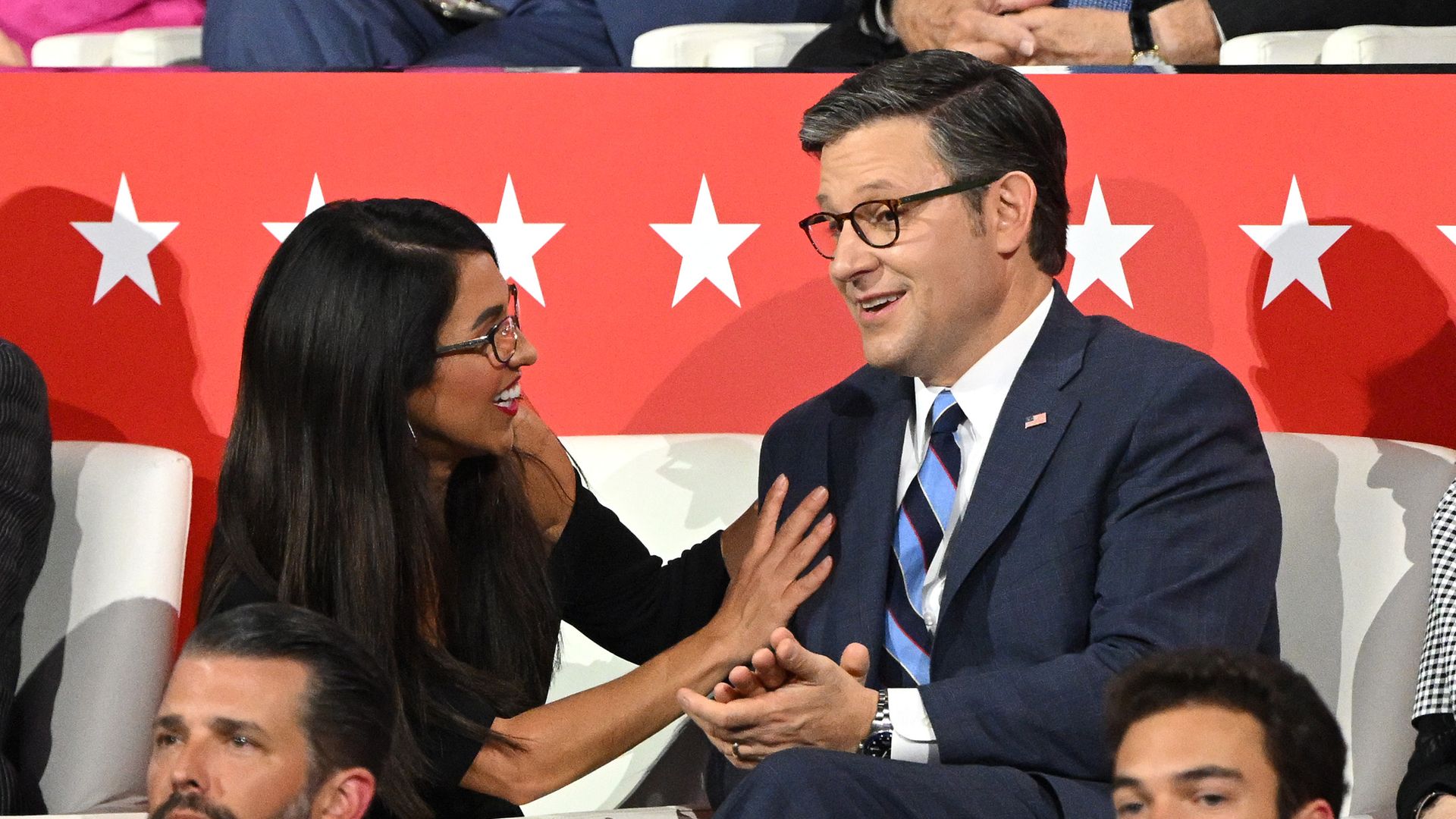 This is Lauren Boebert and Mike Johnson