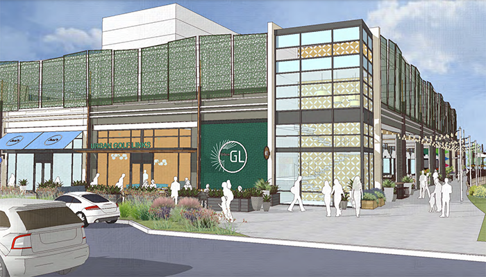 Metropolitan shopping center in midtown Charlotte NC