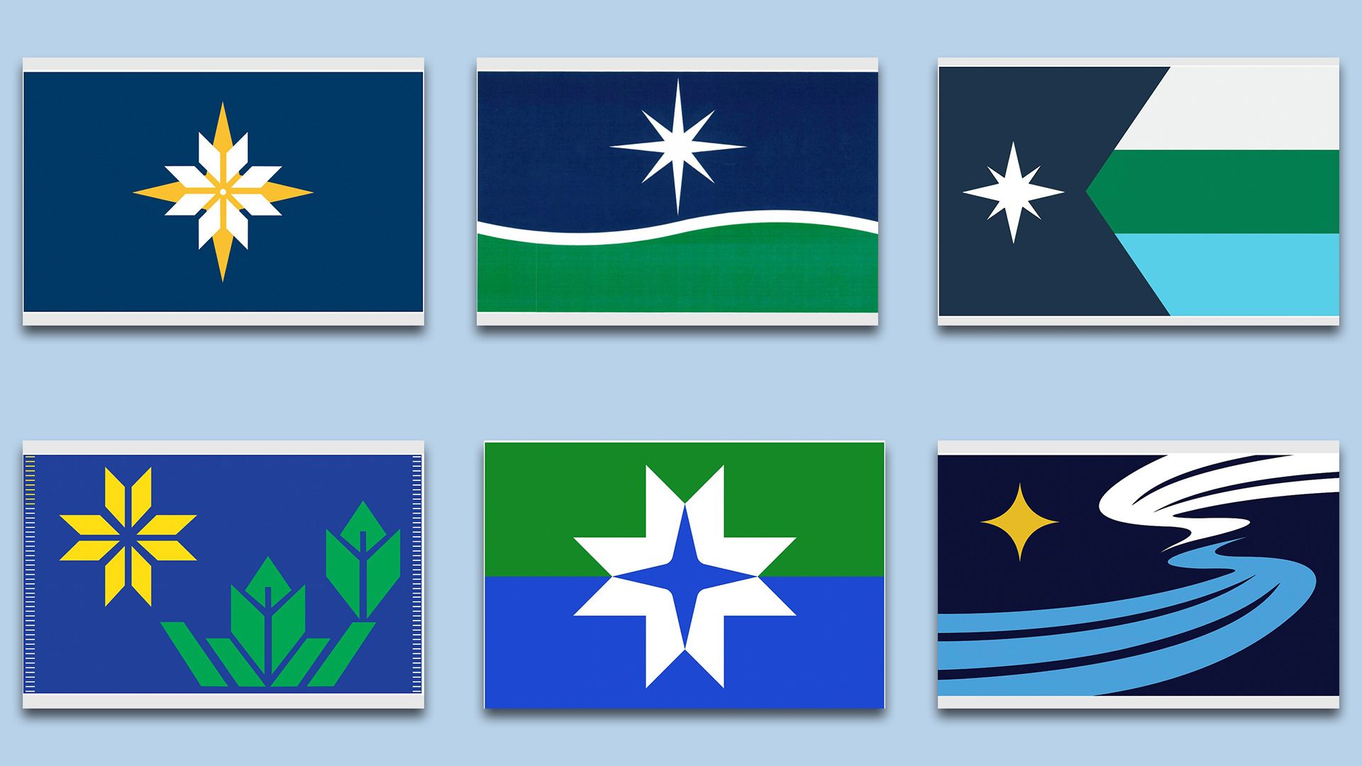 Minnesota state flag redesign final picks released Axios Twin Cities