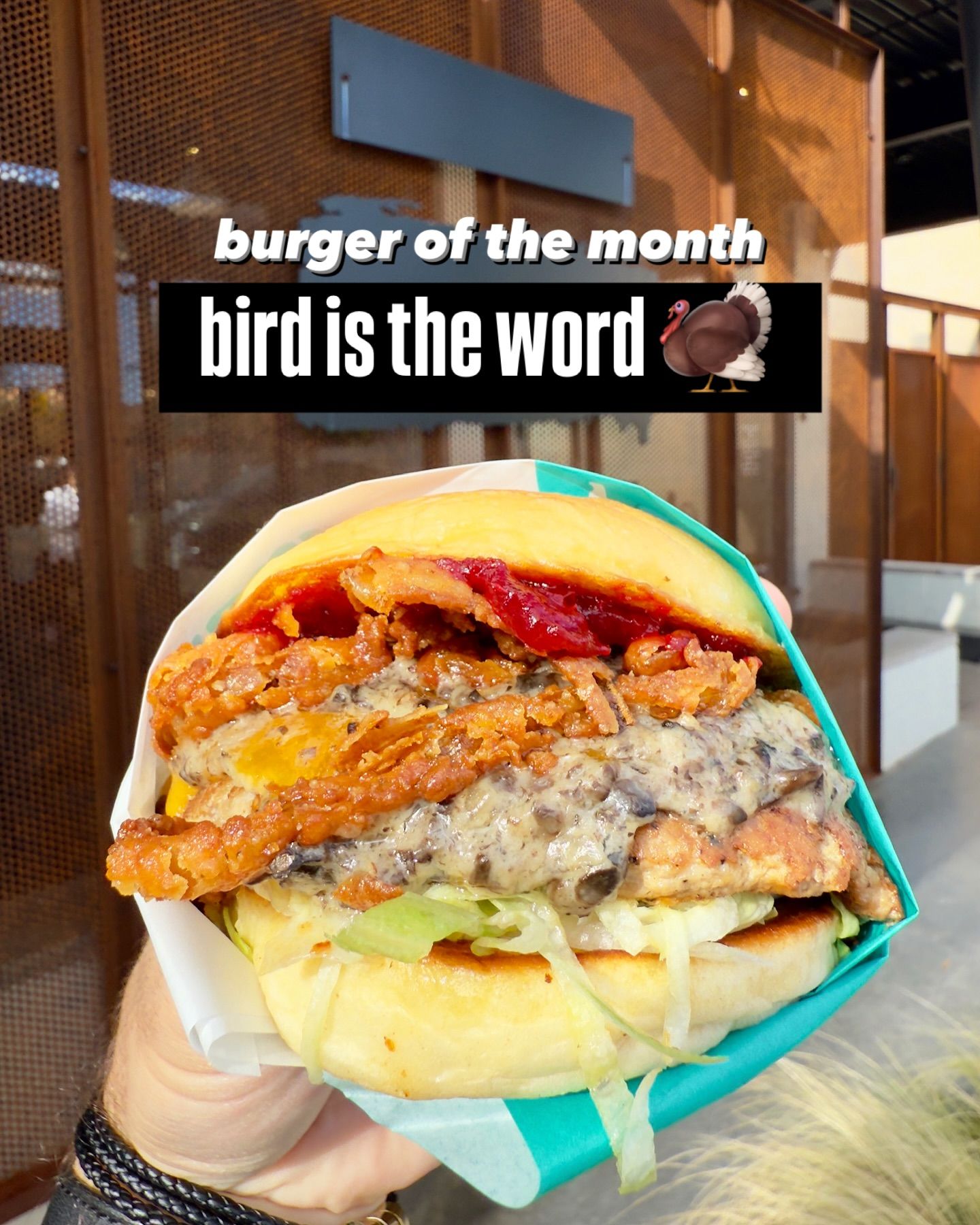 A delicious looking burger