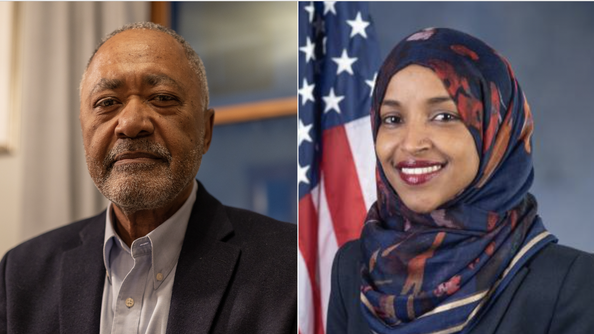 Don Samuels and Ilhan Omar