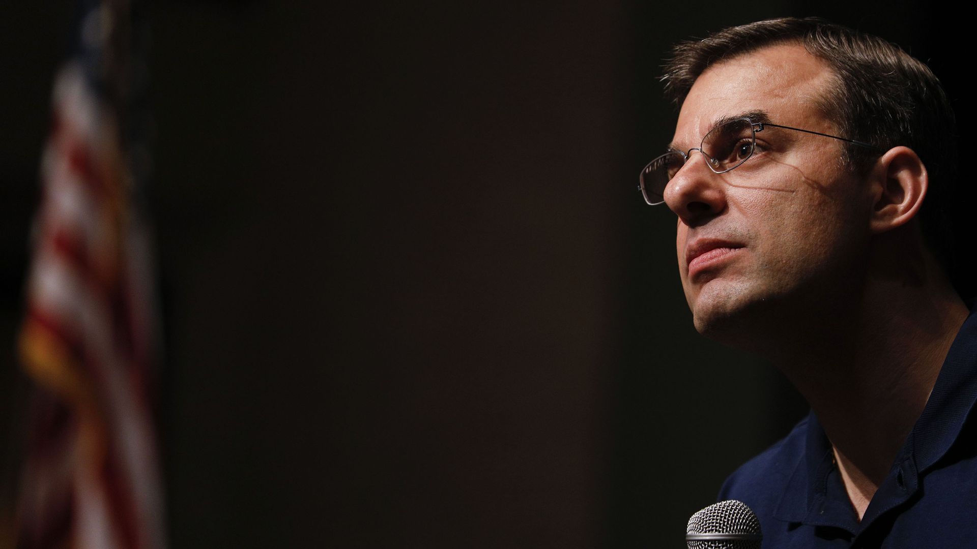  Rep. Justin Amash (R-MI) holds a Town Hall Meeting on May 28, 2019 in Grand Rapids, Michigan