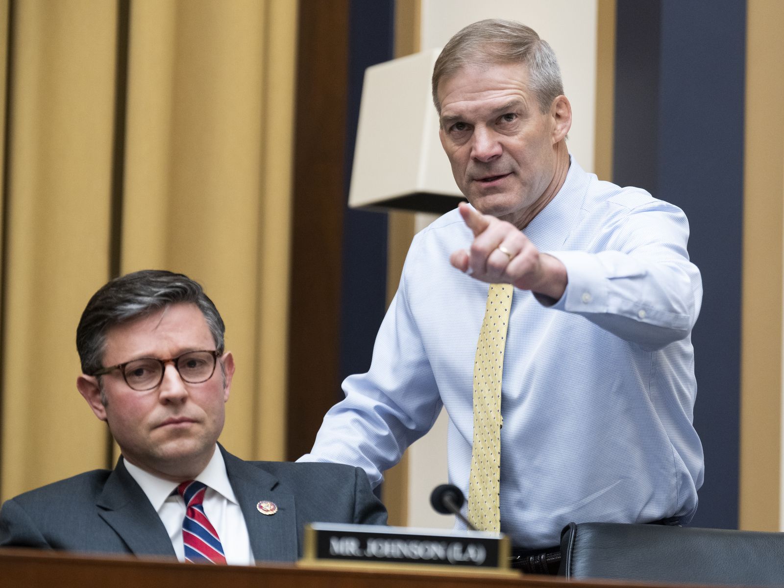 Mike Johnson, Jim Jordan campaign trip leaves House Republicans abuzz