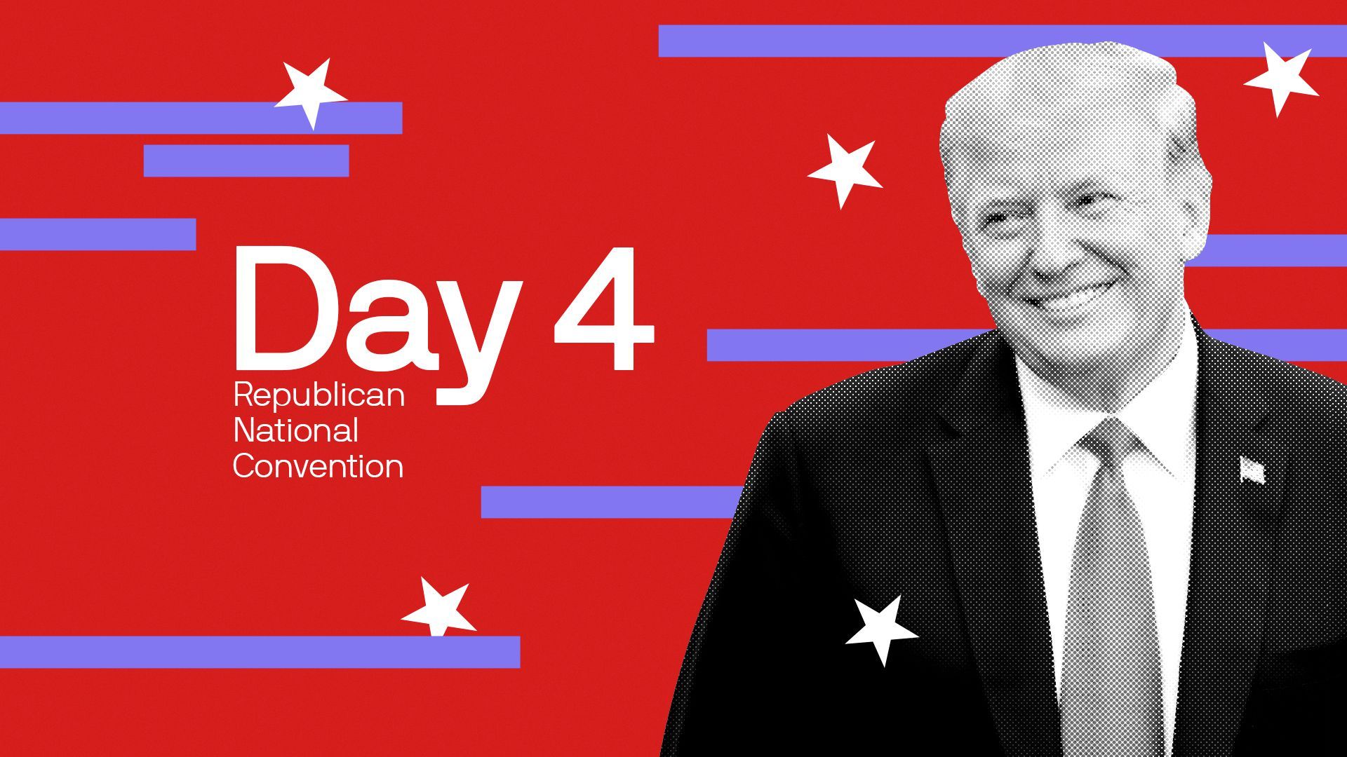 Photo illustration of President Trump. 