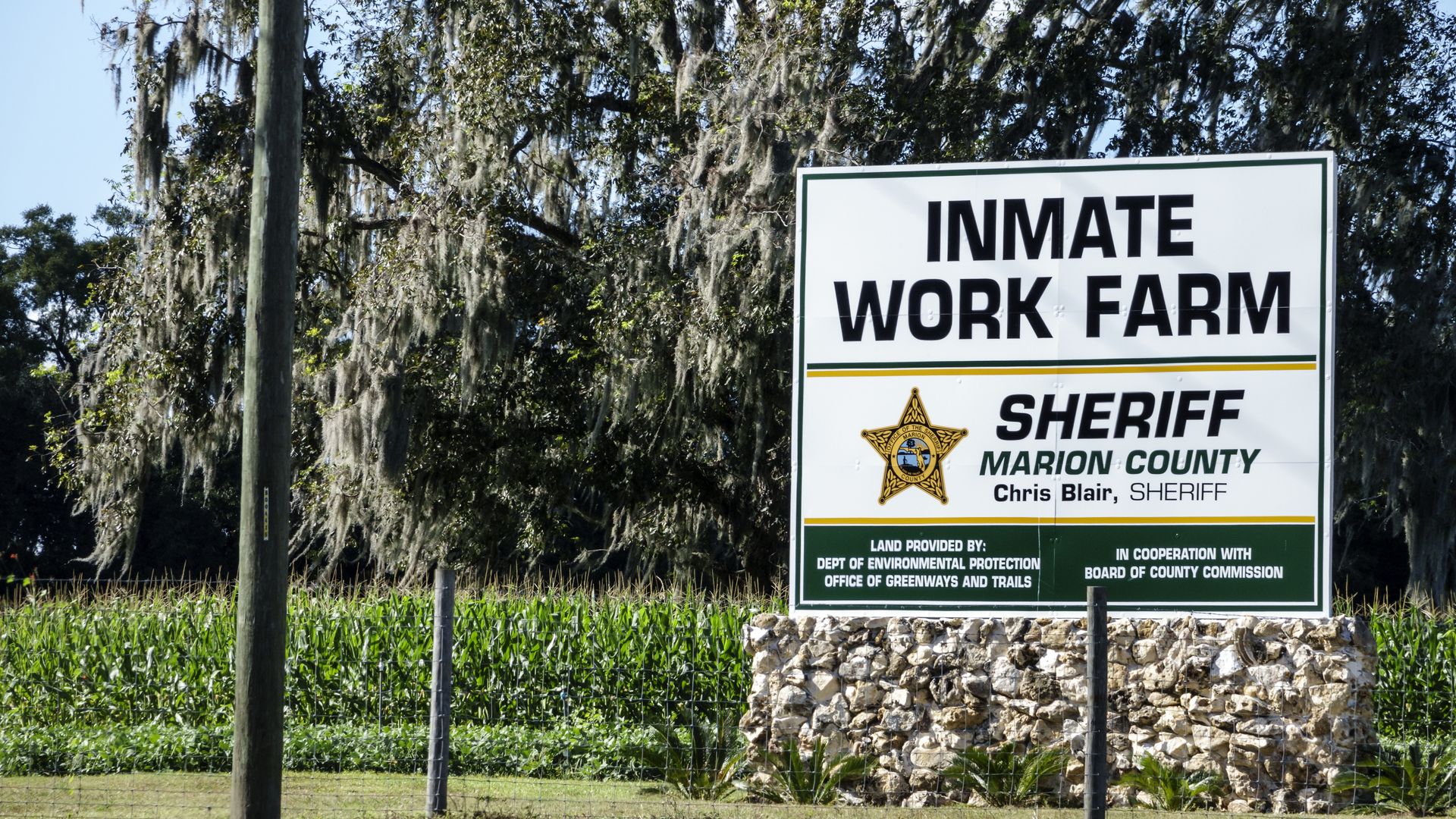 An inmate work farm in Marion County.