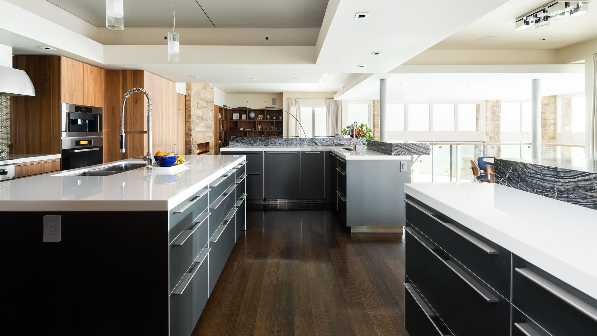 luxury mountain house in golden colorado kitchen