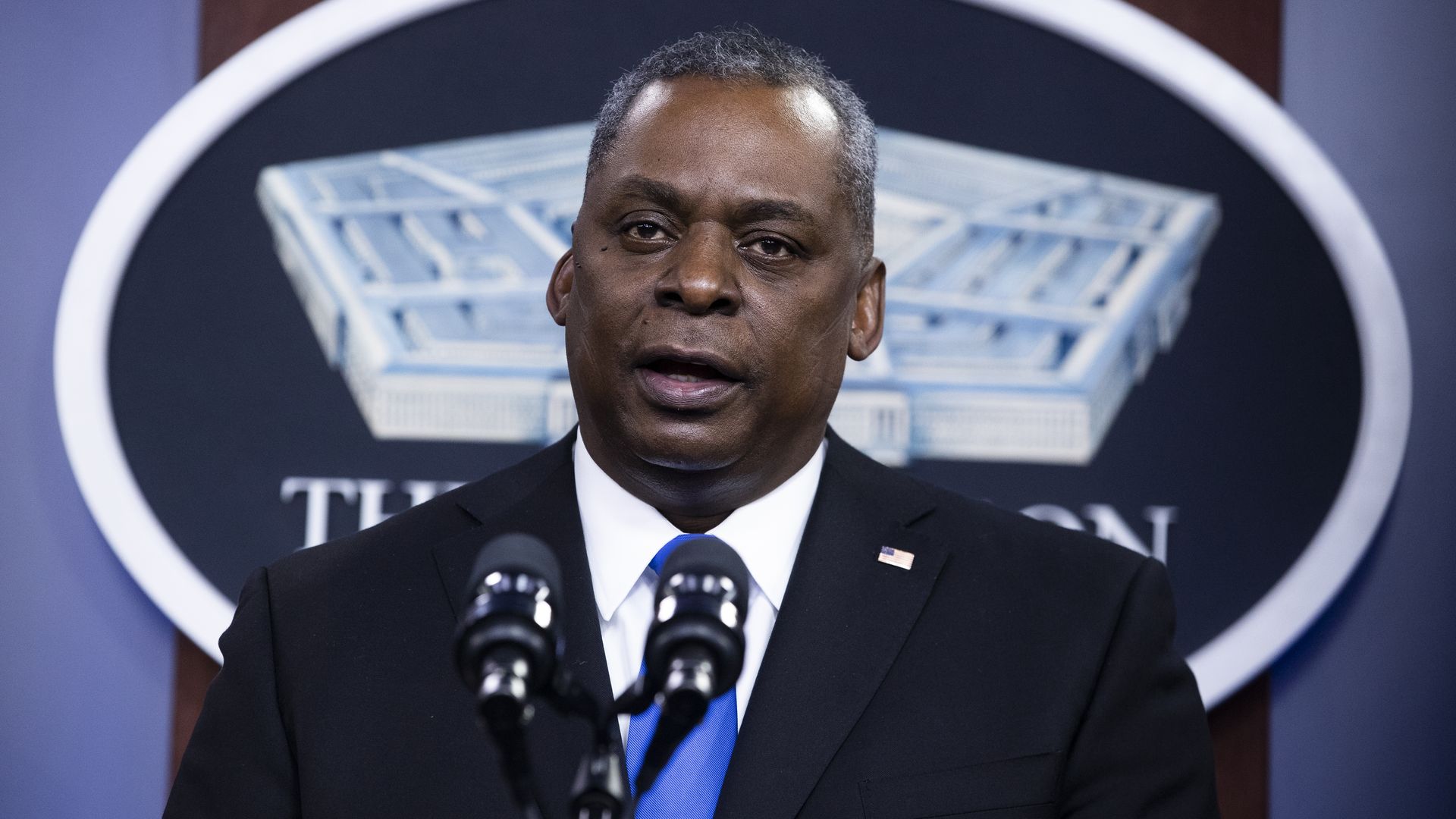Secretary of Defense Lloyd Austin. 
