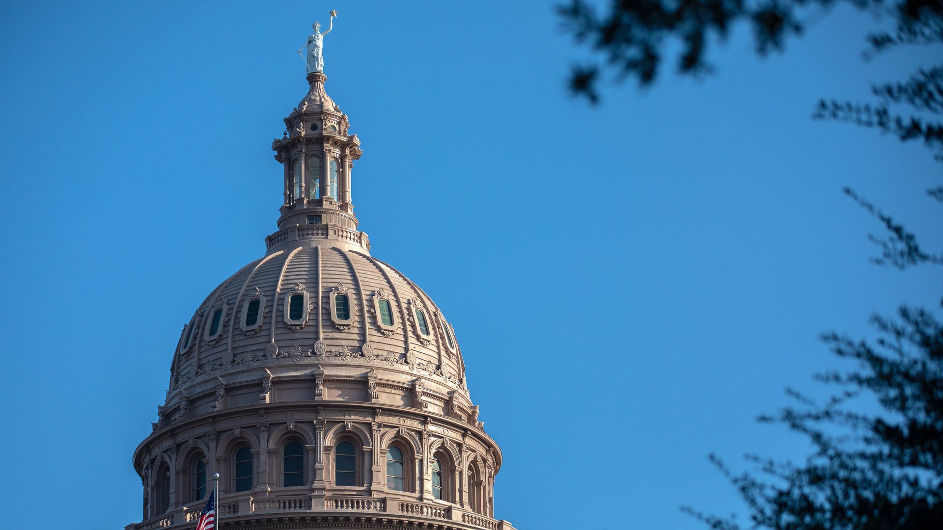 An image of the Texas capitol building