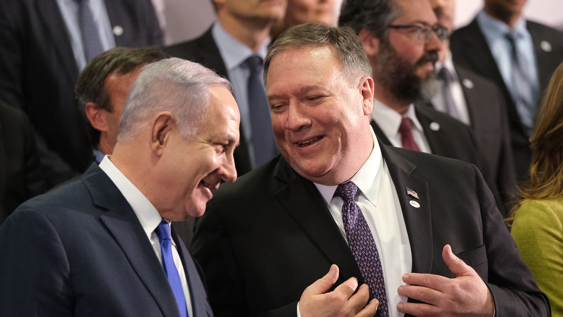 Netanyahu with Pompeo