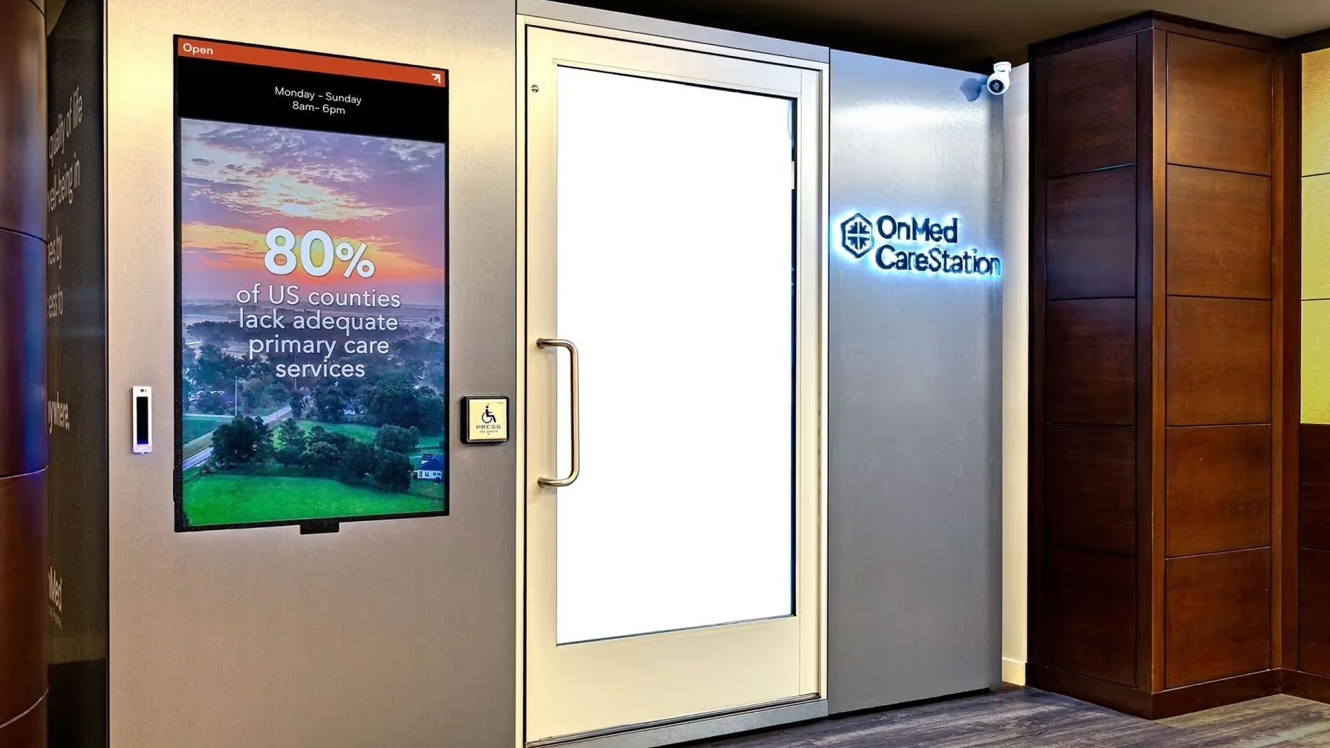 OnMed CareStation kiosk.