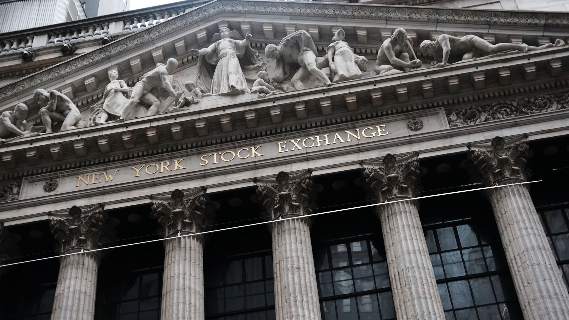 The outside of the New York Stock Exchange
