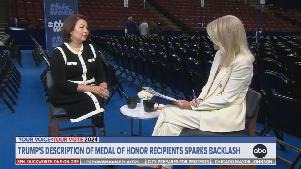 Sen. Tammy Duckworth speaks to ABC's Martha Raddatz.