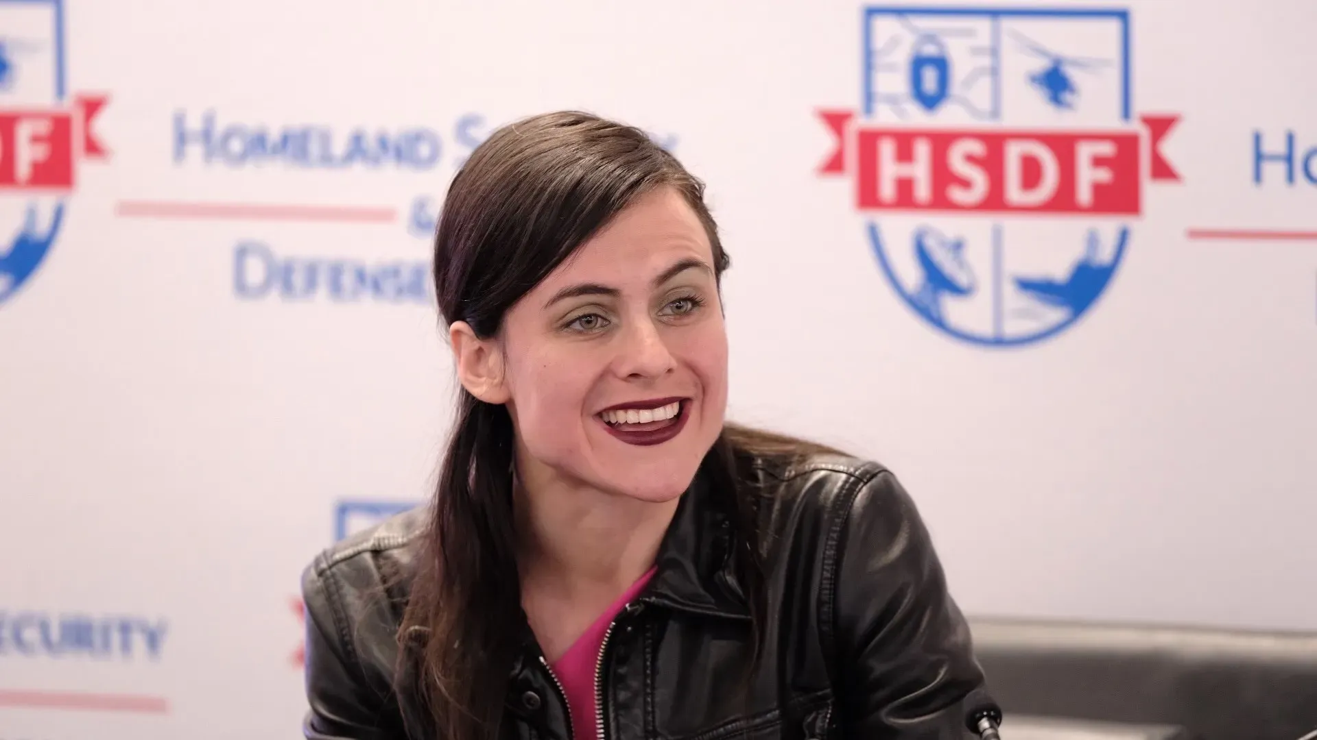 Lisa Einstein speaking at the Homeland Security and Defense Forum in Washington in July.