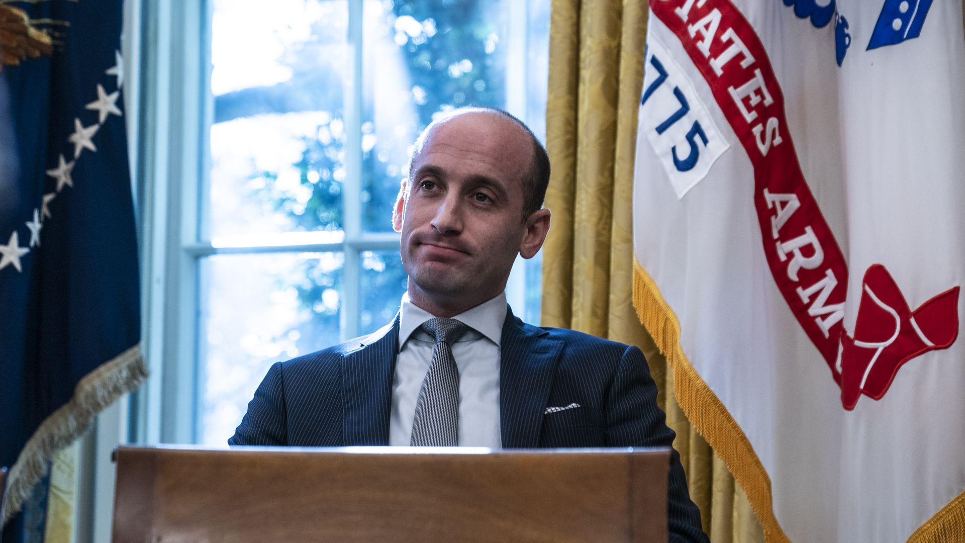 White House policy adviser Stephen Miller.