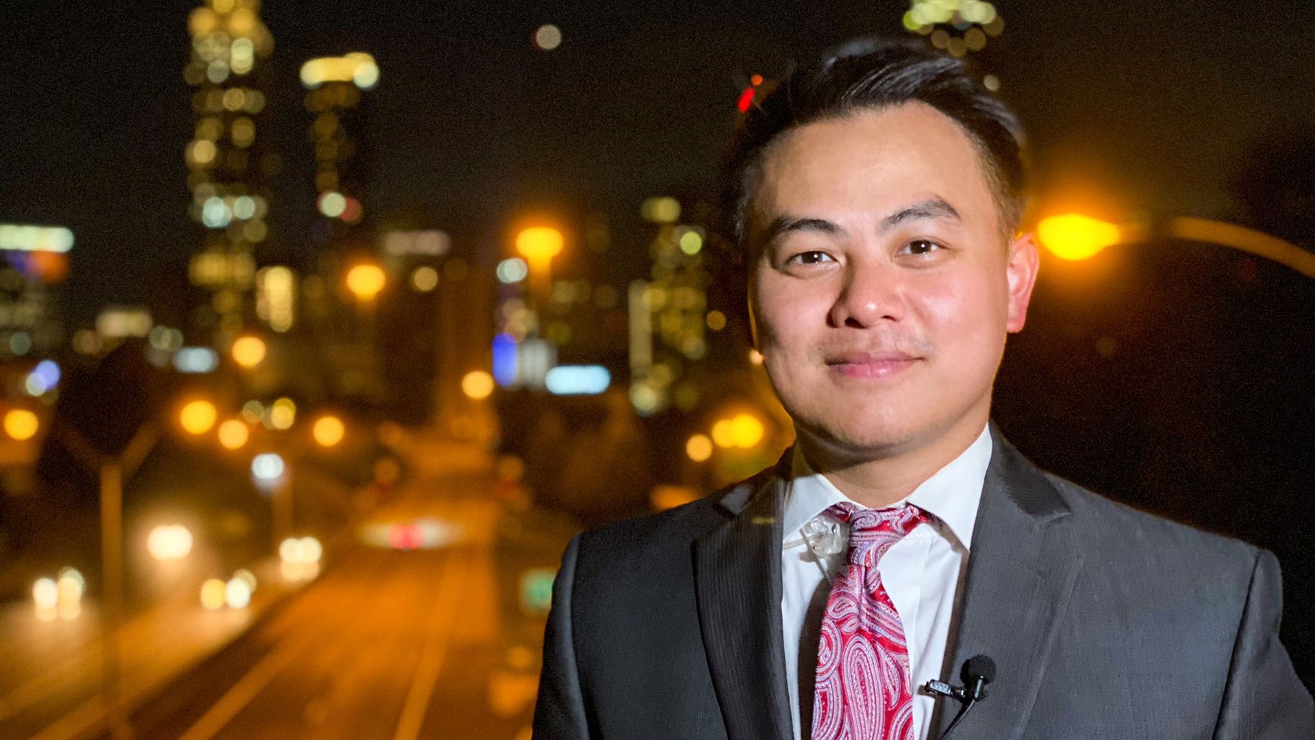 Chenue Her, the morning anchor at Channel 5