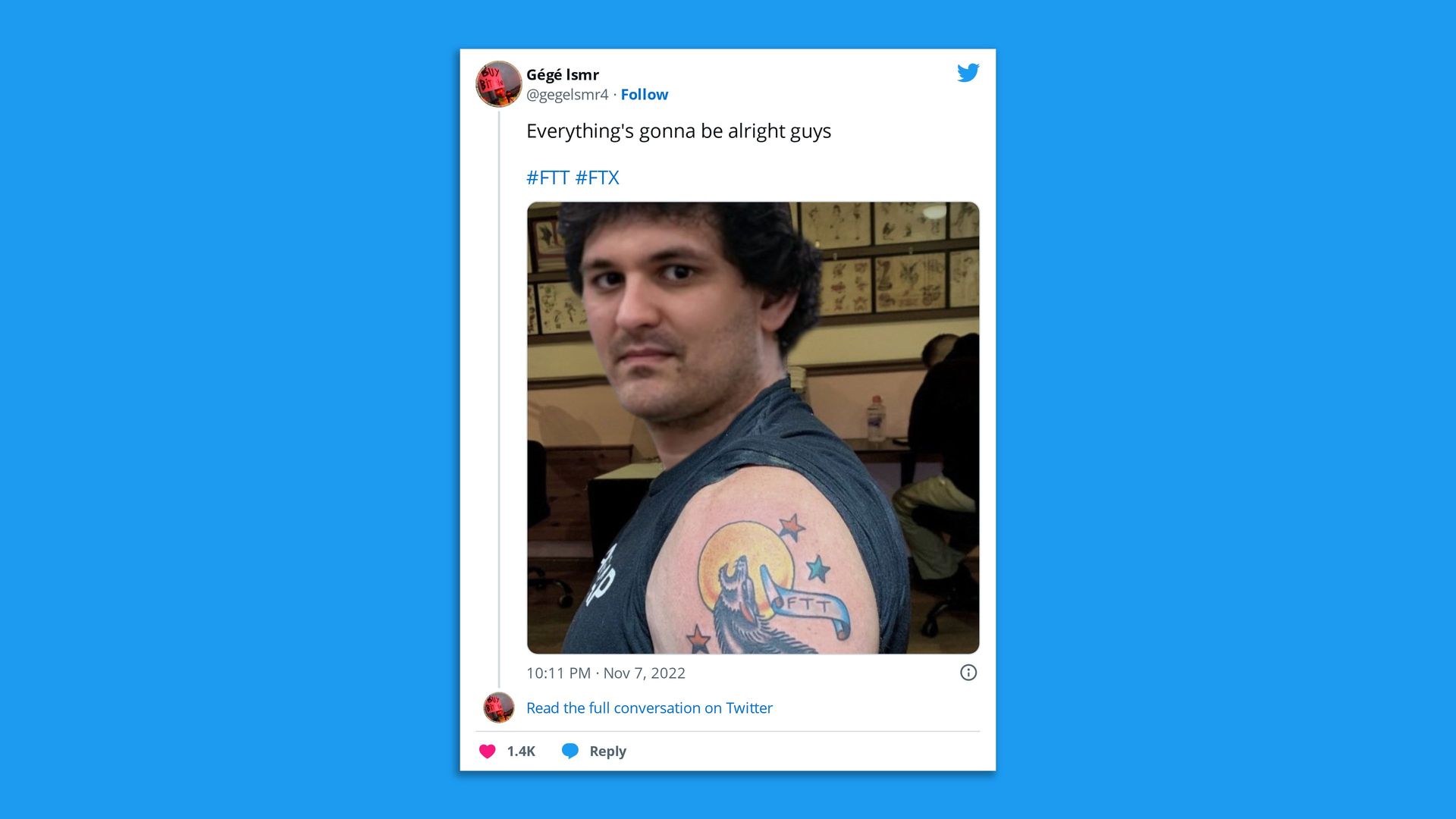 SBF's face superimposed on crypto billionaire Mike Novogratz' body