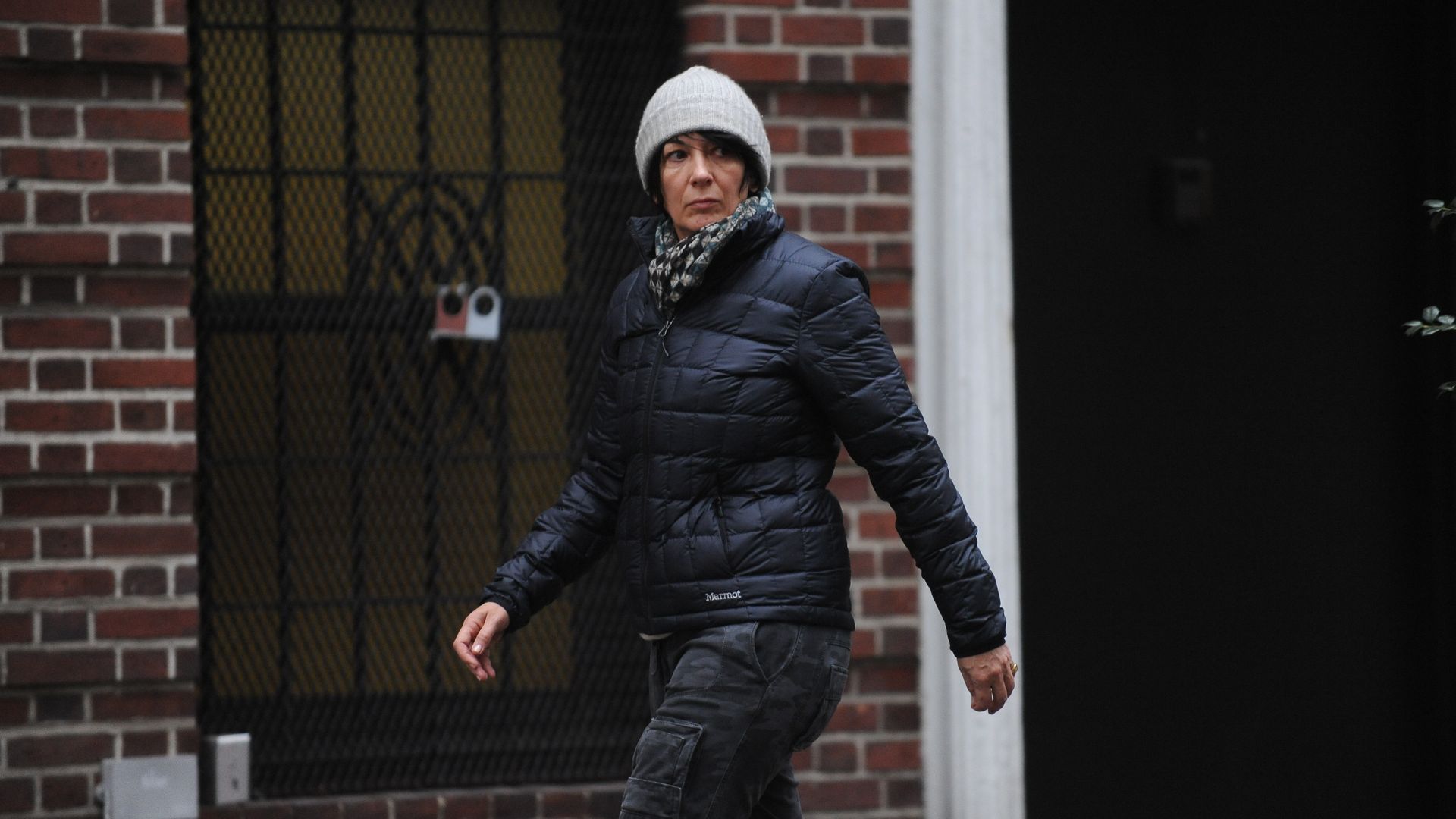 Ghislaine Maxwell outside her Manhattan townhouse in January 2015. Photo: Andrew Savulich/N.Y. Daily News Archive via Getty Images