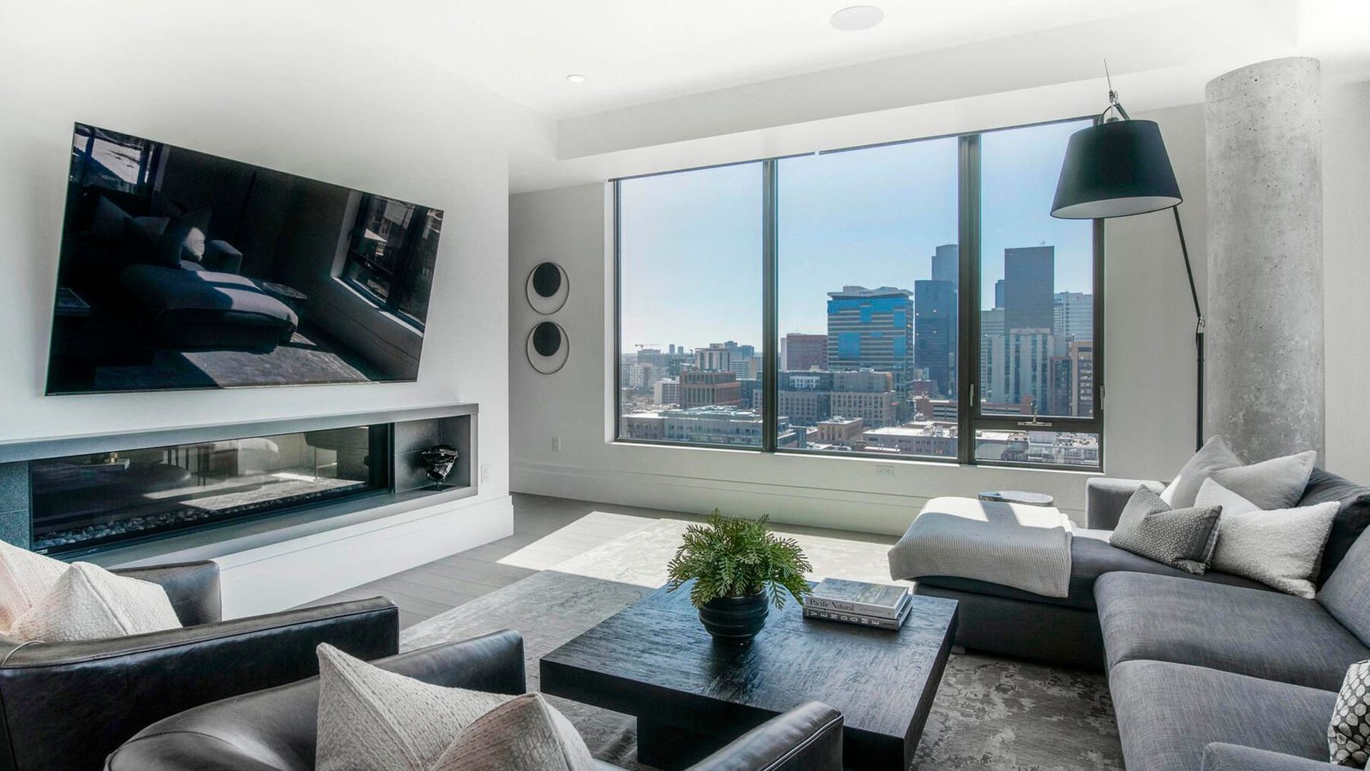 Photo of the penthouse living room