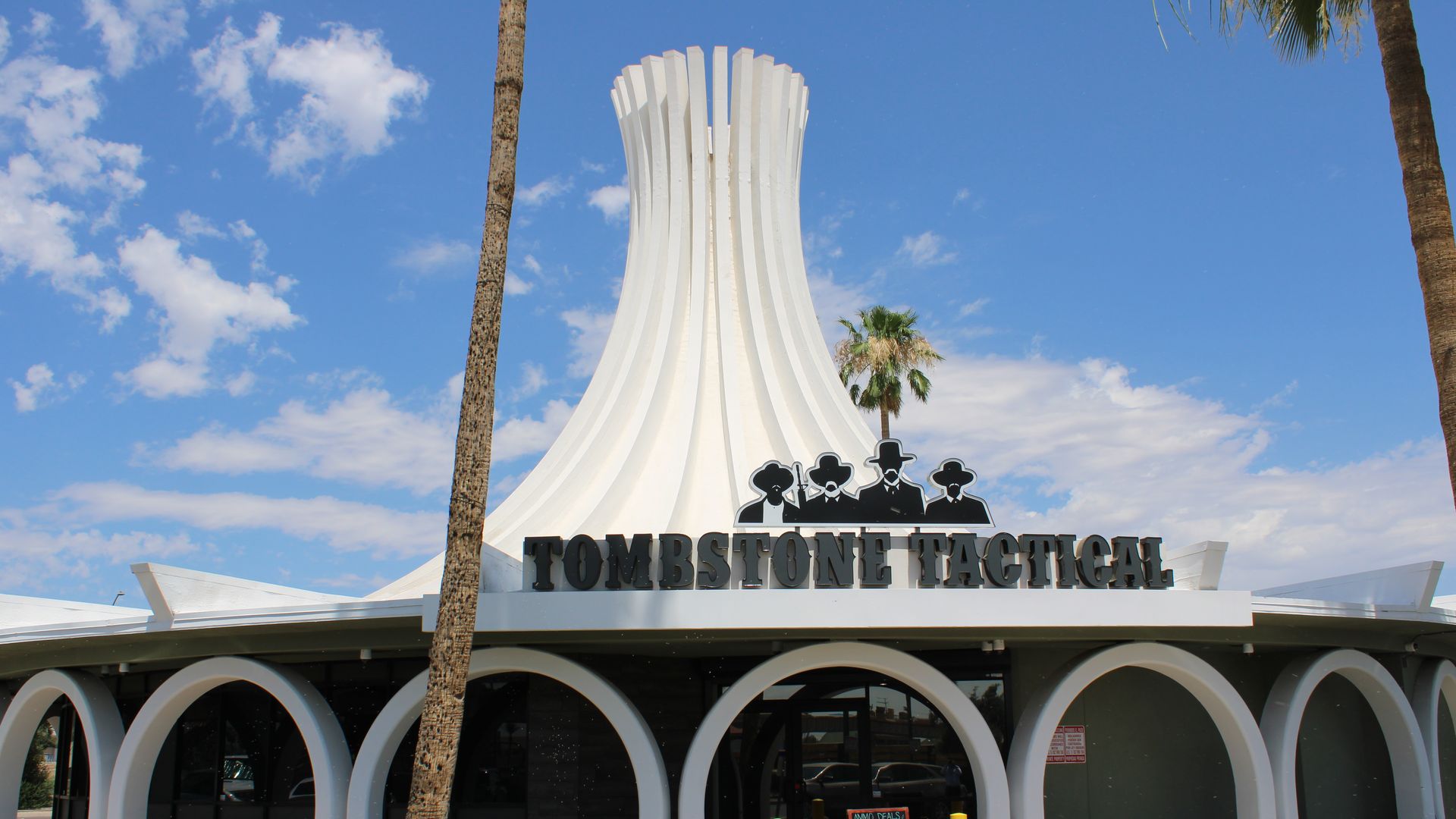 Tombstone Tactical in the old Western Savings bank branch building at Metrocenter mall in Phoenix