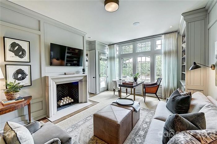 1198 Queens Rd fireplace