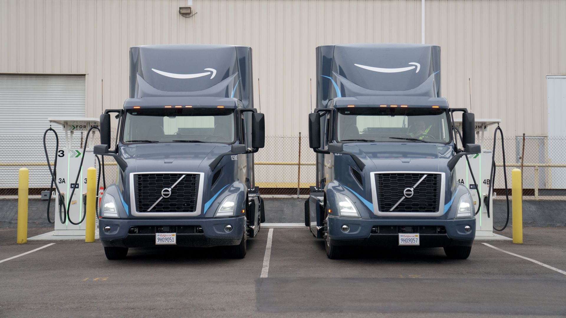 Amazon to use Volvo's heavy-duty electric trucks for transportation