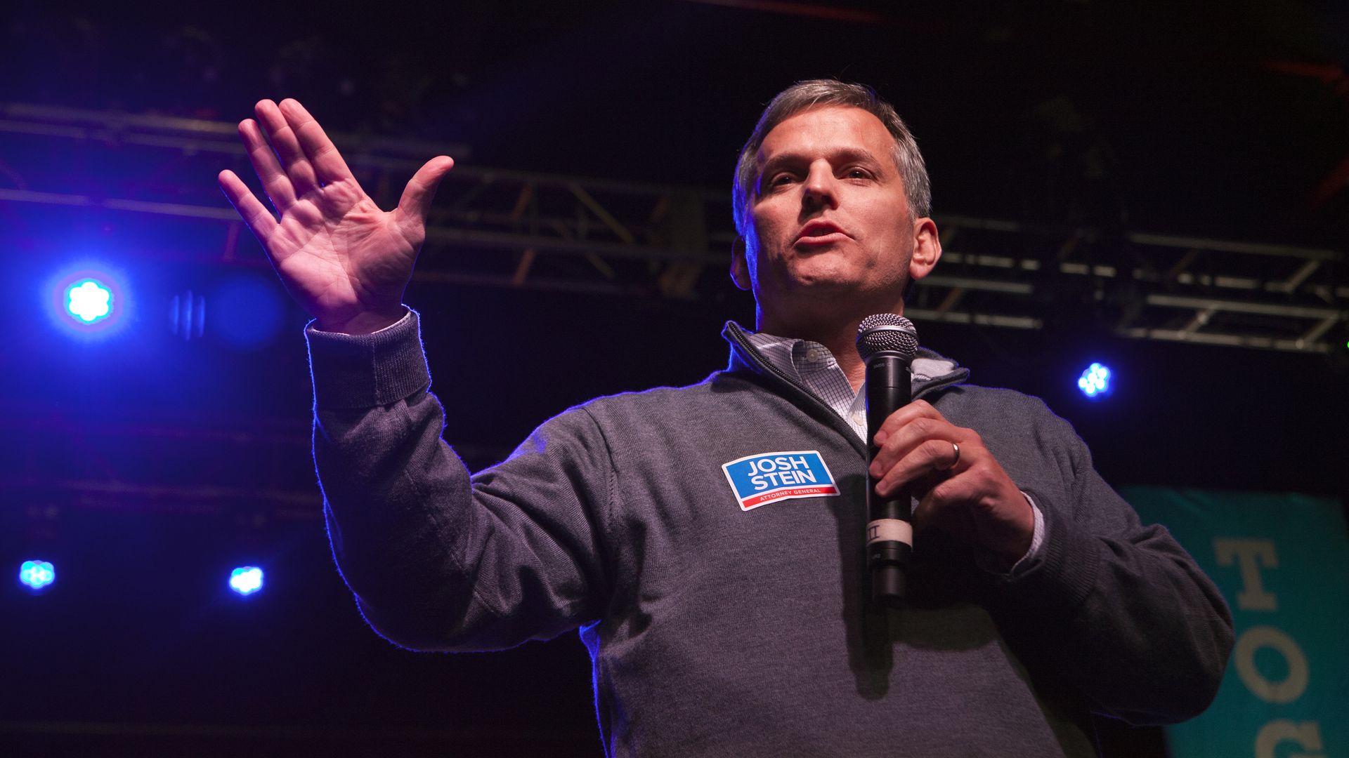 Attorney General Josh Stein at a 2016 campaign event