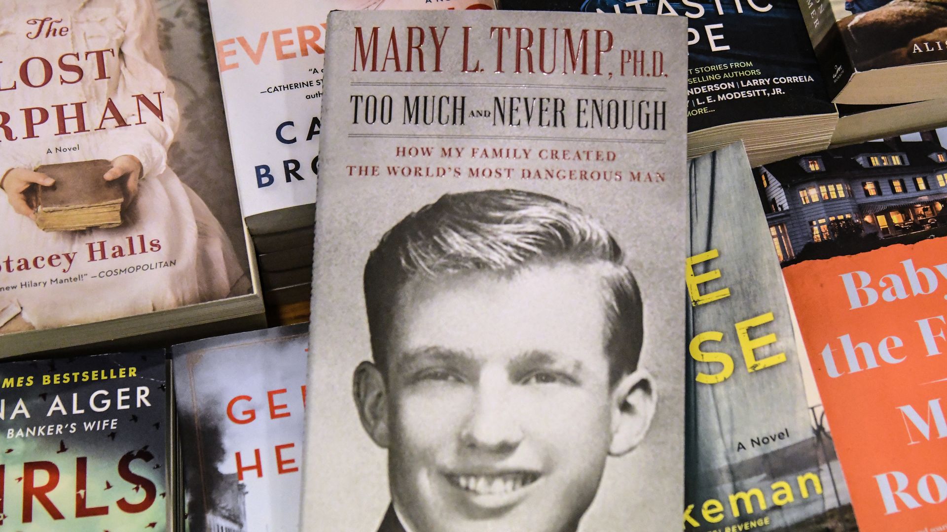 Mary Trump's new book about U.S. President Donald Trump is on display at a book store