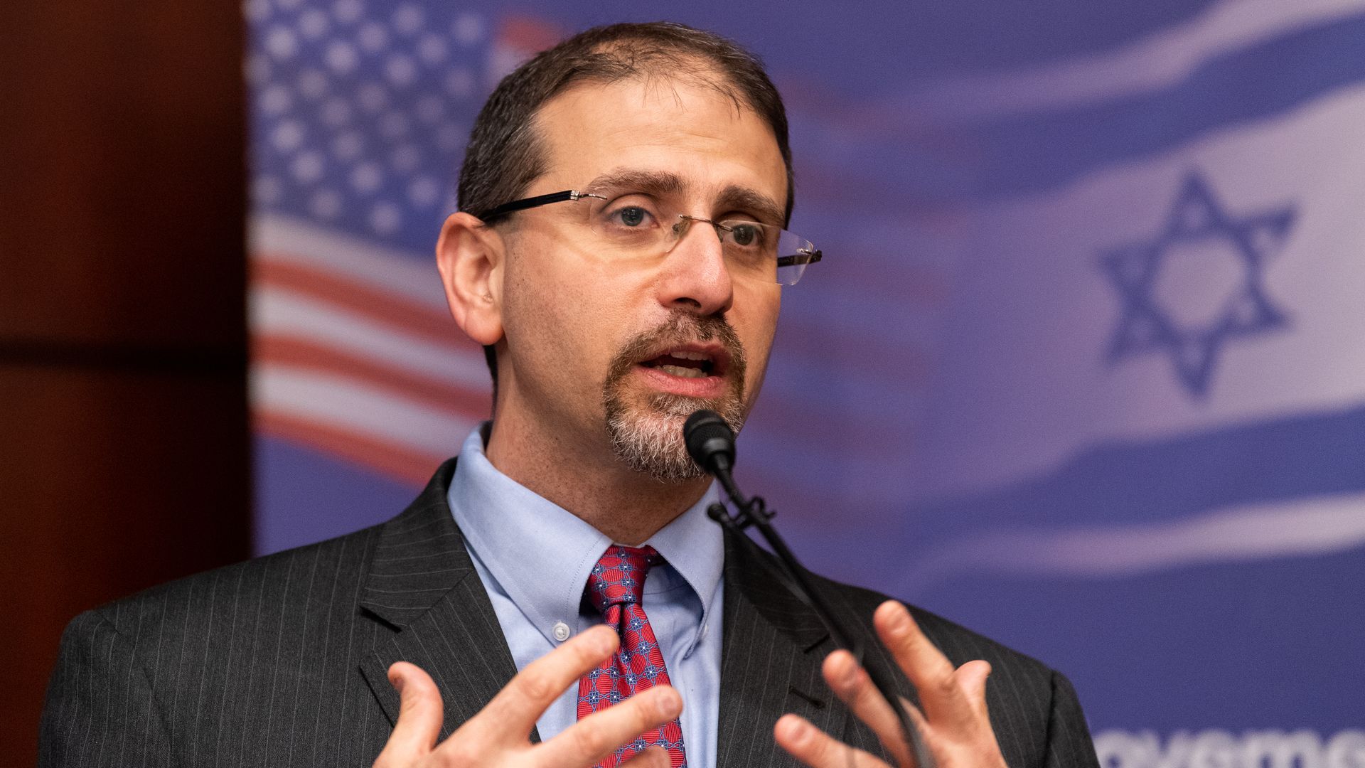 Dan Shapiro, former U.S. ambassador to Israel, speaks at the American Zionist Movement / AZM Washington Forum in Washington, D.C., in 2018. 