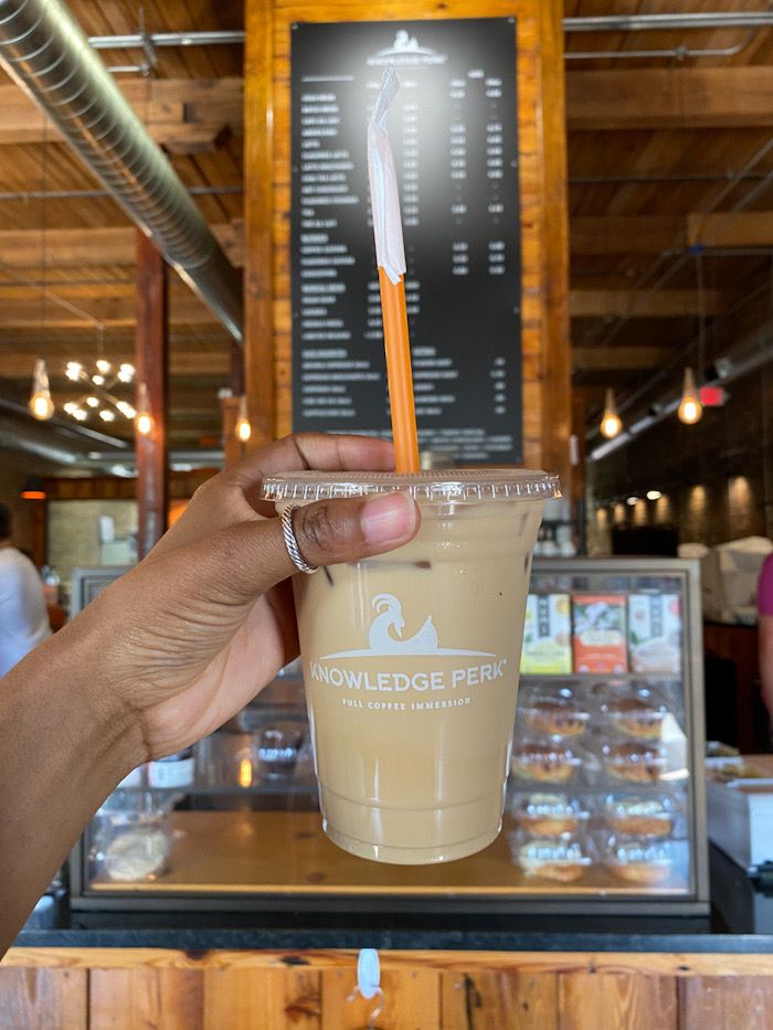 Vanilla Latte at Knowledge Perk in Rock Hill SC