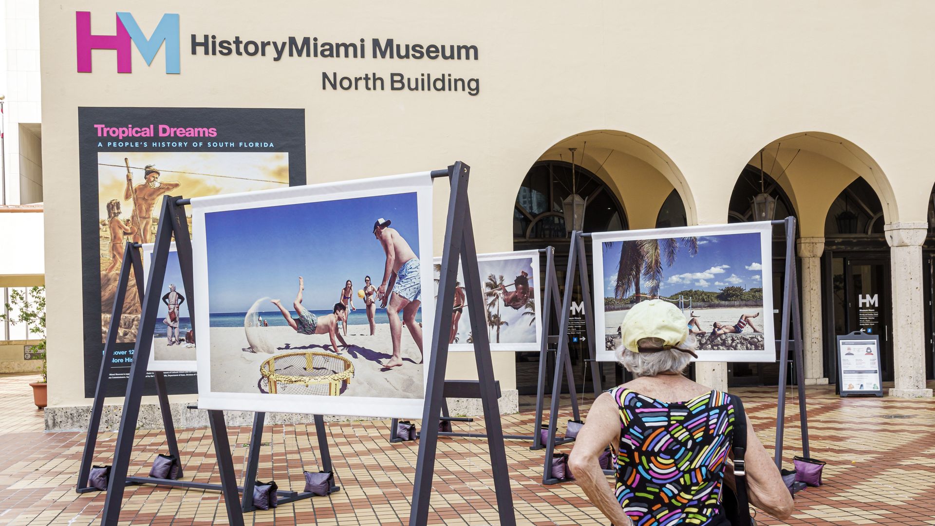 Miami, Florida, Miami History Museum, Miami Street Photography Festival Outdoor Exhibition. (Photo by: Jeffrey Greenberg/Universal Images Group via Getty Images)
