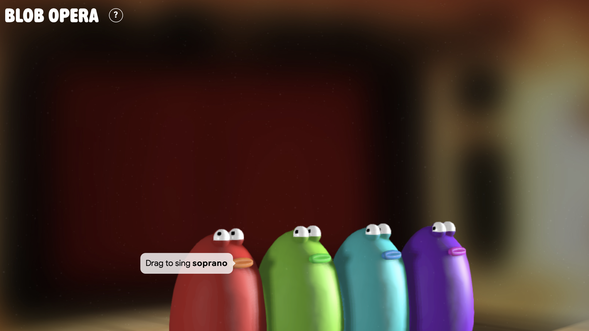 A screenshot of Blob Opera