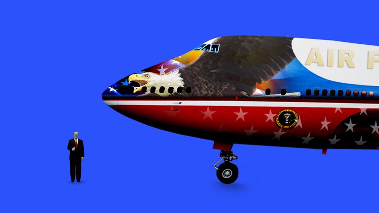 ★のぶさん 専用 LEDタイプ／Air ForceONE TRUMPさん Donald Trump wants to get rid of Air Force One's legendary paint job